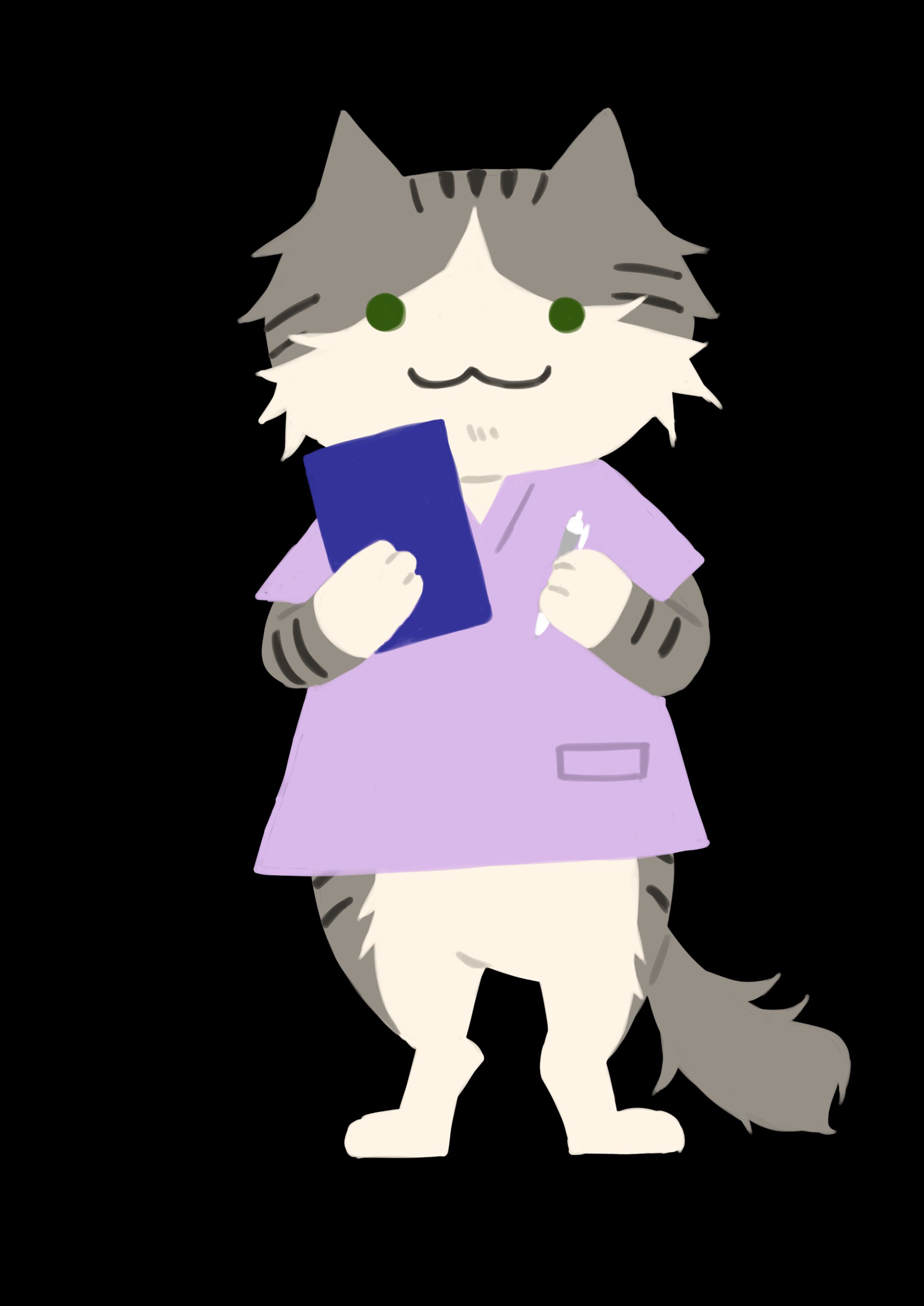 ねこじゅうい　カルテ-1