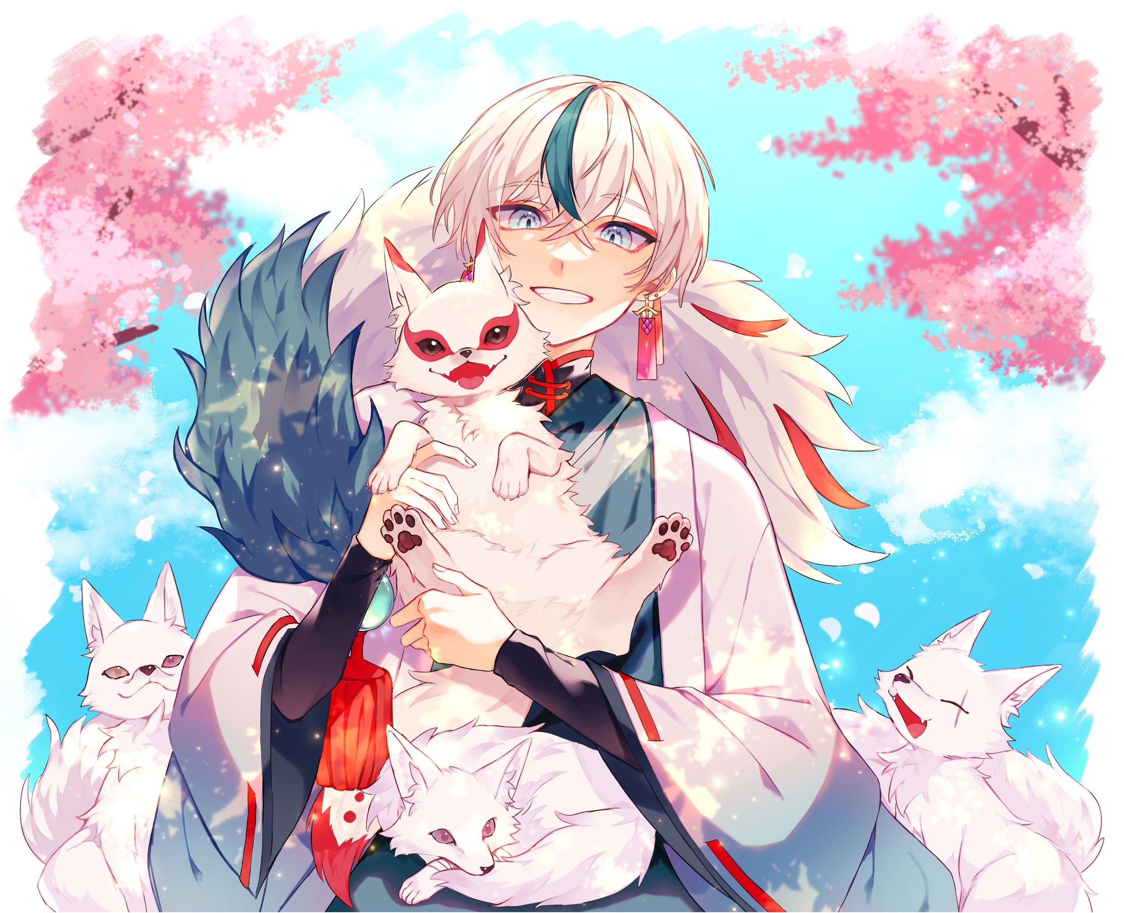 懈朔狐狼様 / 狐の日イラスト-1