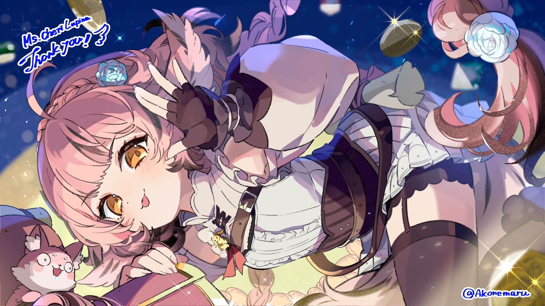 シェリールピナー様　壁紙用イラスト-1