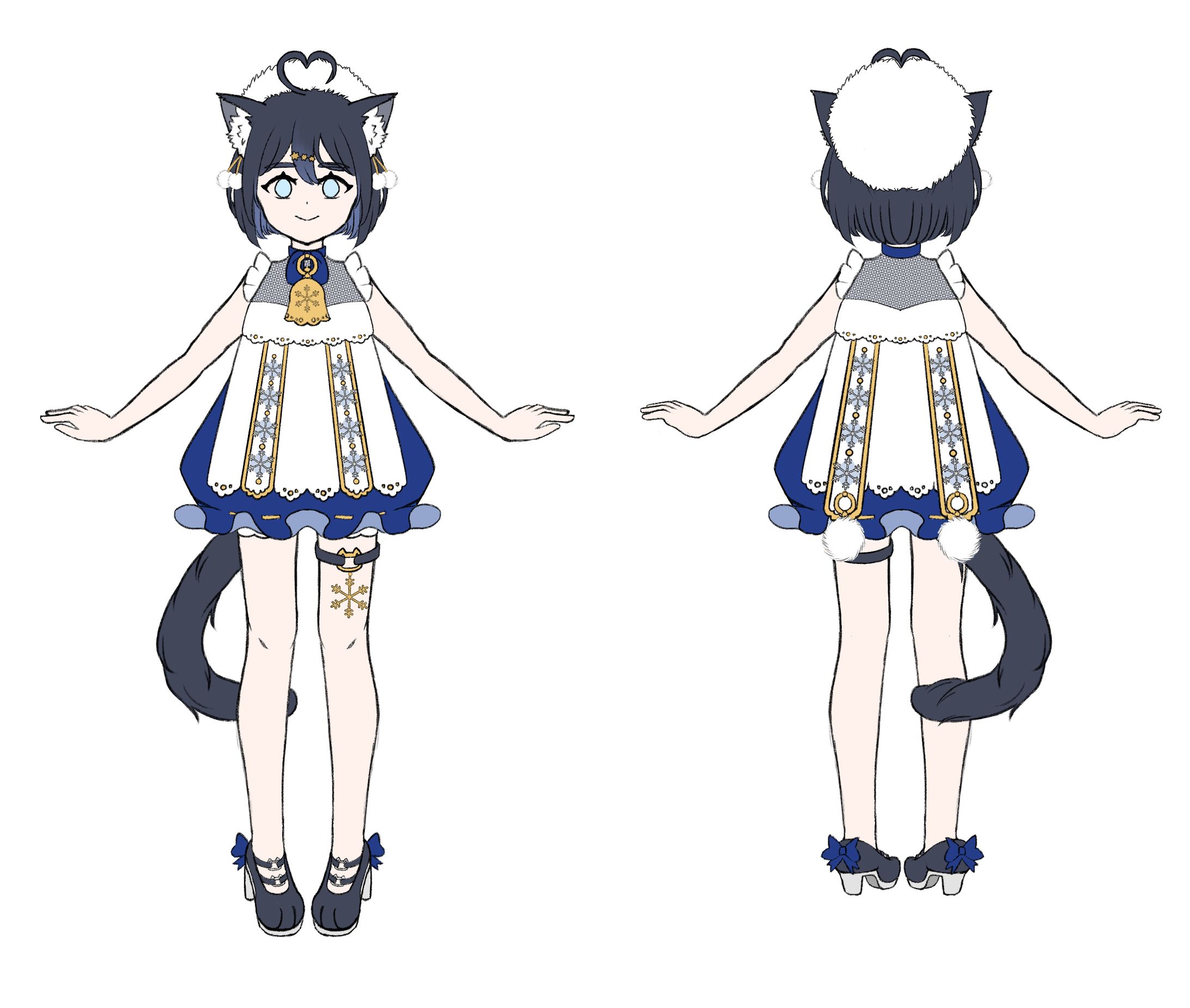 雪×猫(ファンタジー)-1
