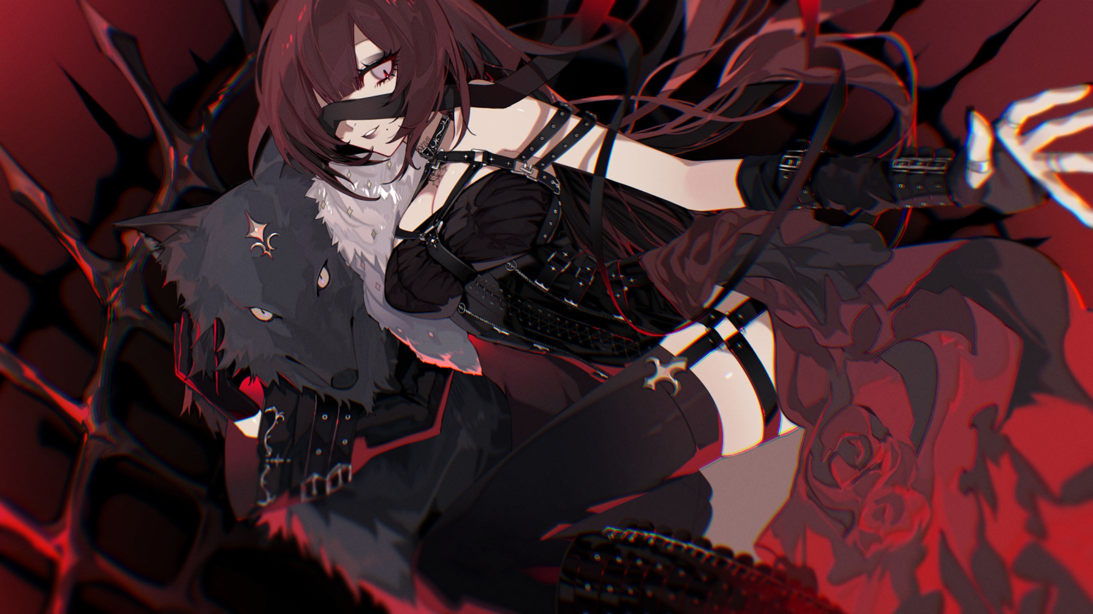 LOVOさん/『灼熱にて純情』歌ってみた動画イラスト/衣装デザイン-1