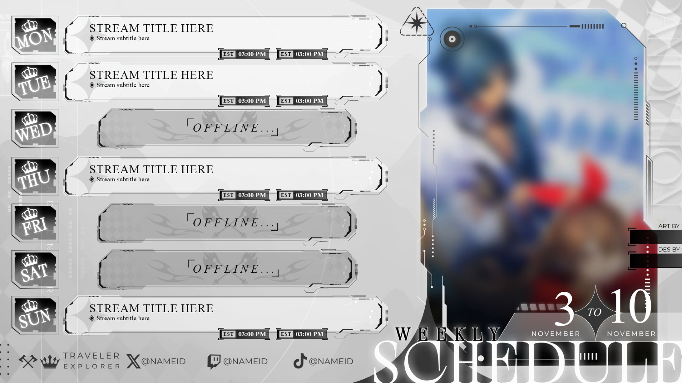 Custom Schedule-1