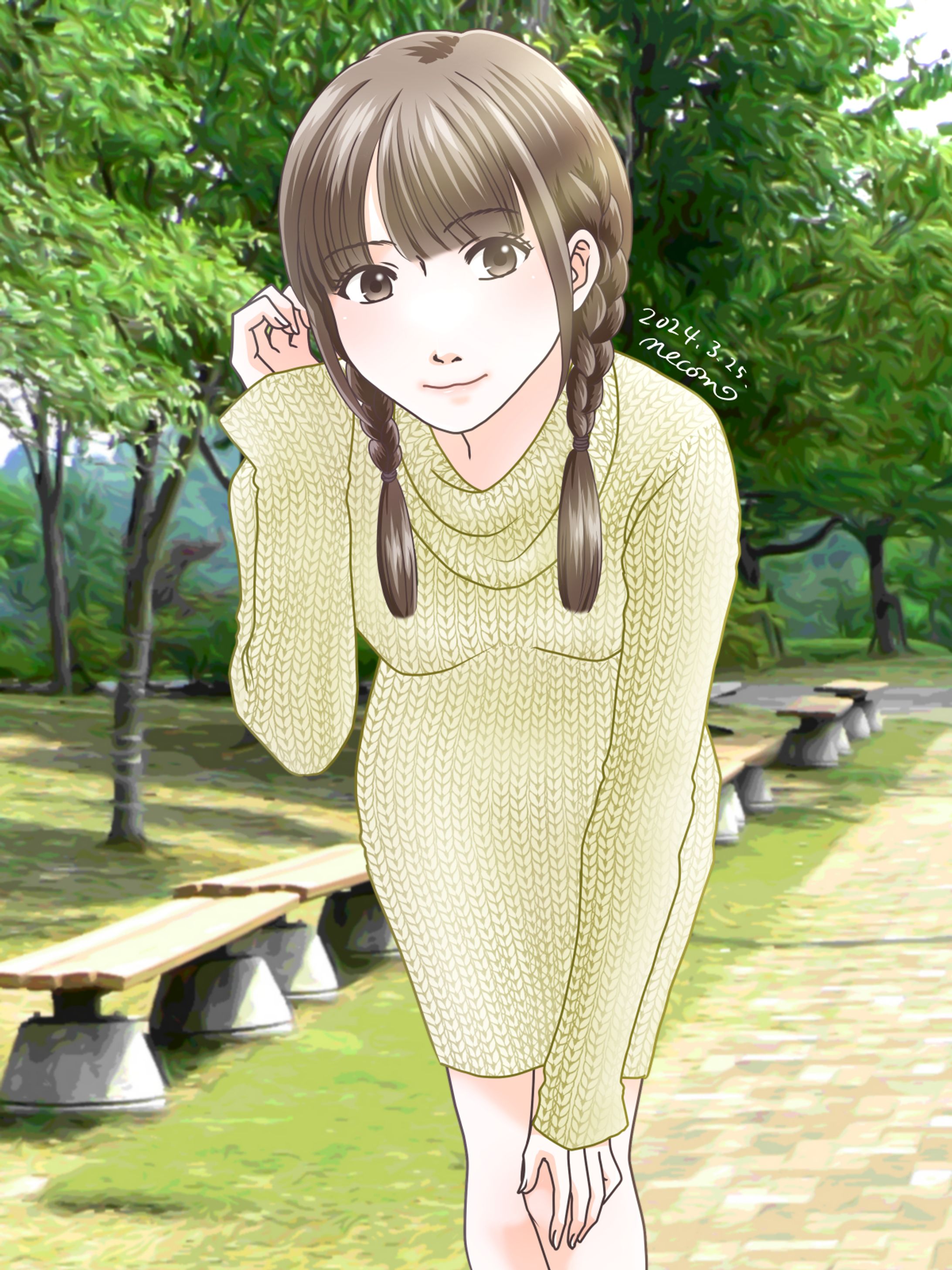 公園で-1