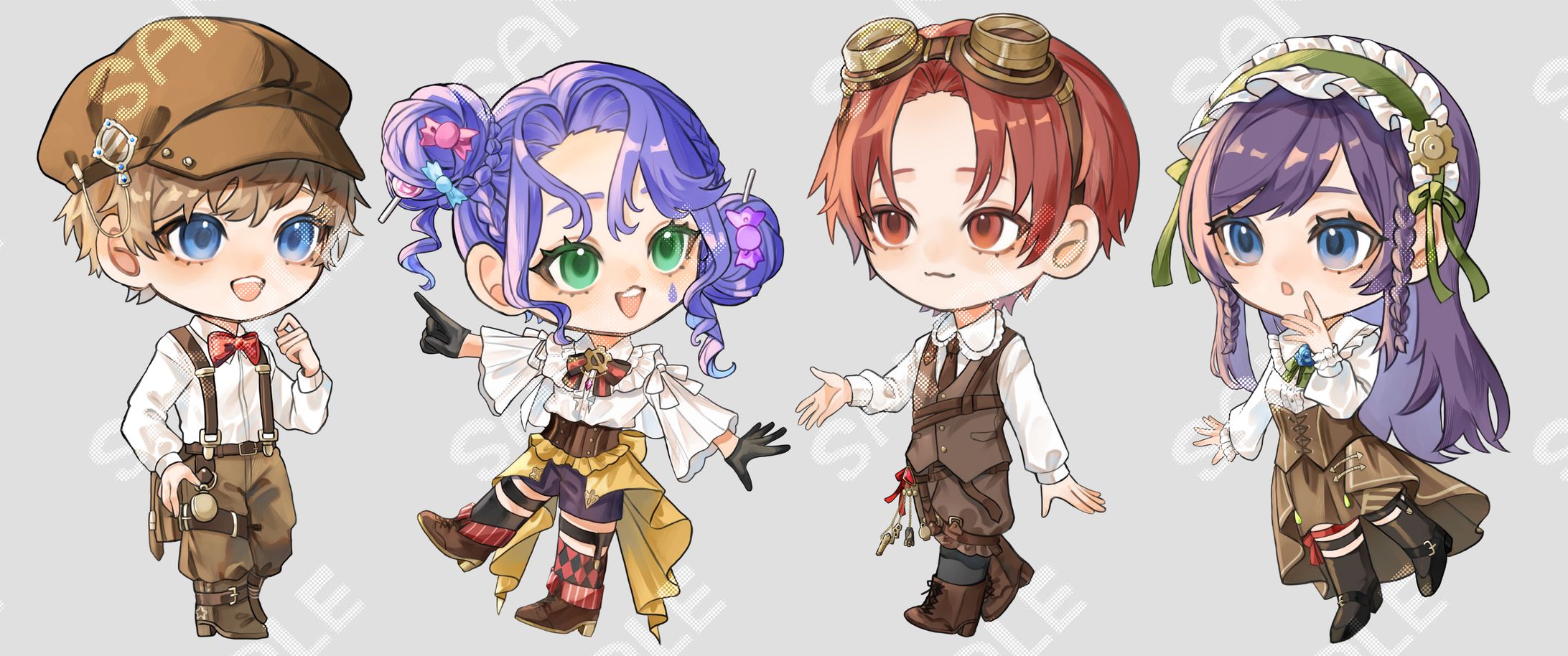 デフォルメ立ち絵 / chibi characters-1