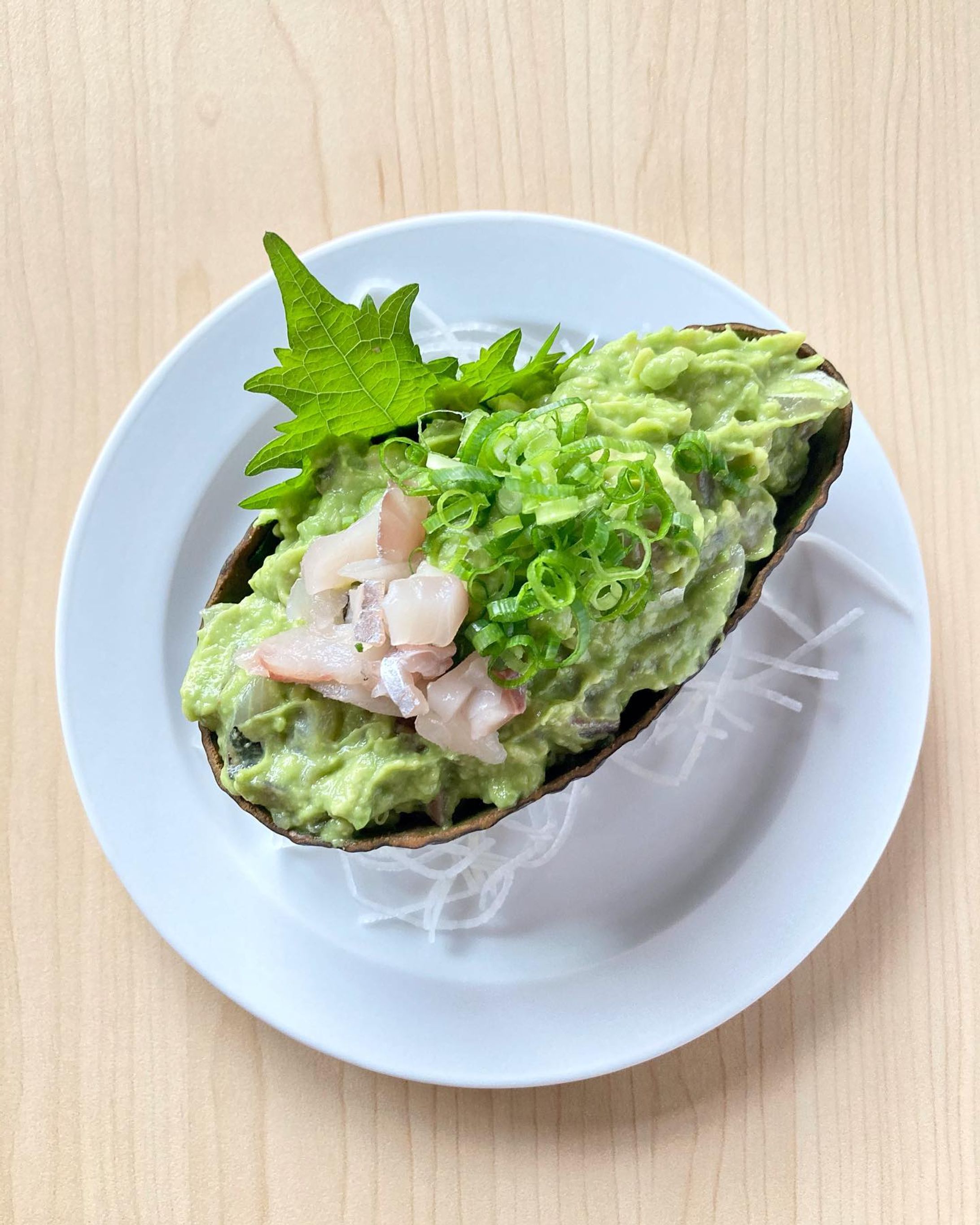 アボカドとあじのなめろう風-1