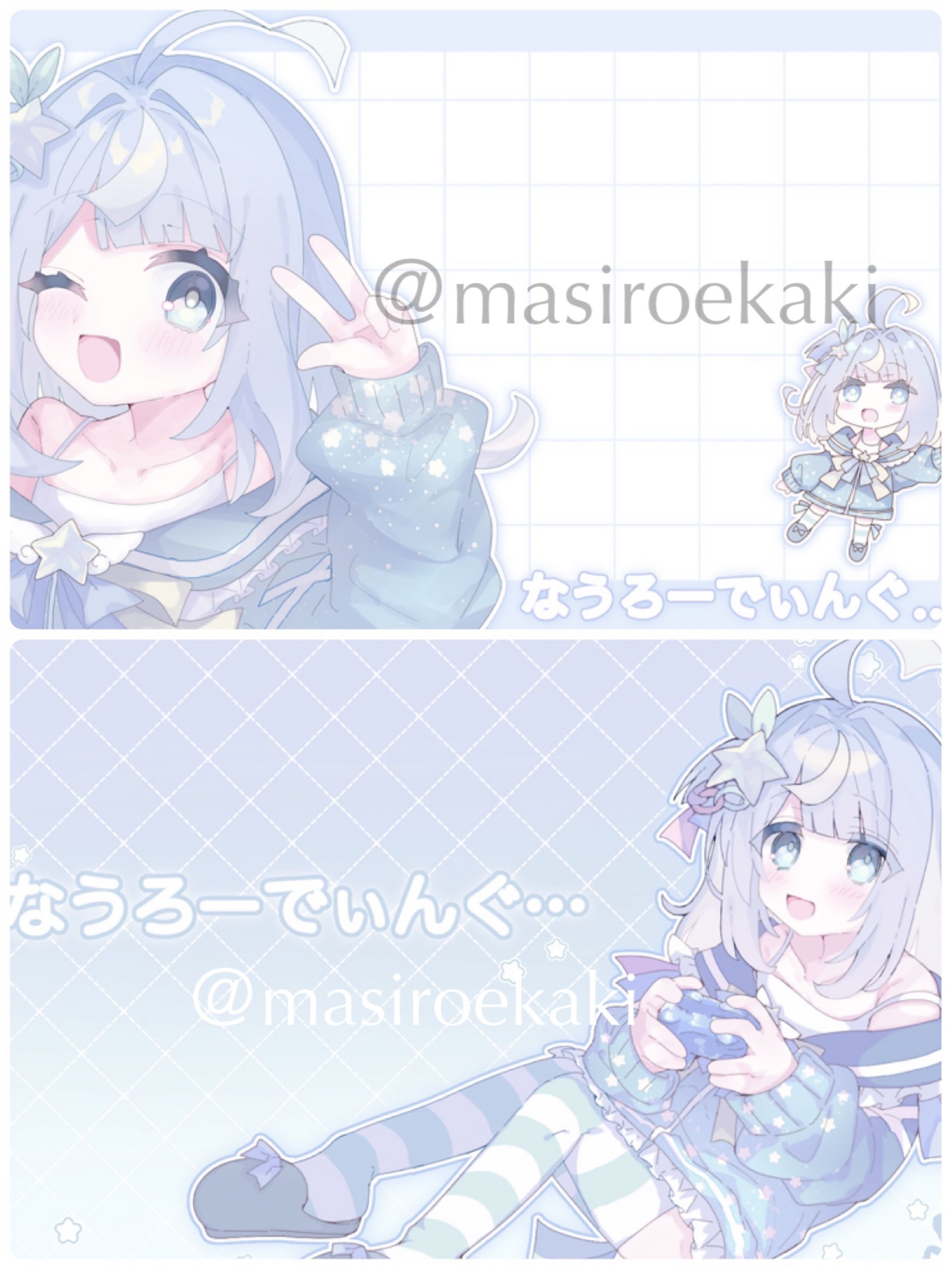 【仕事絵】配信用 キャラクターデザイン イラスト-1