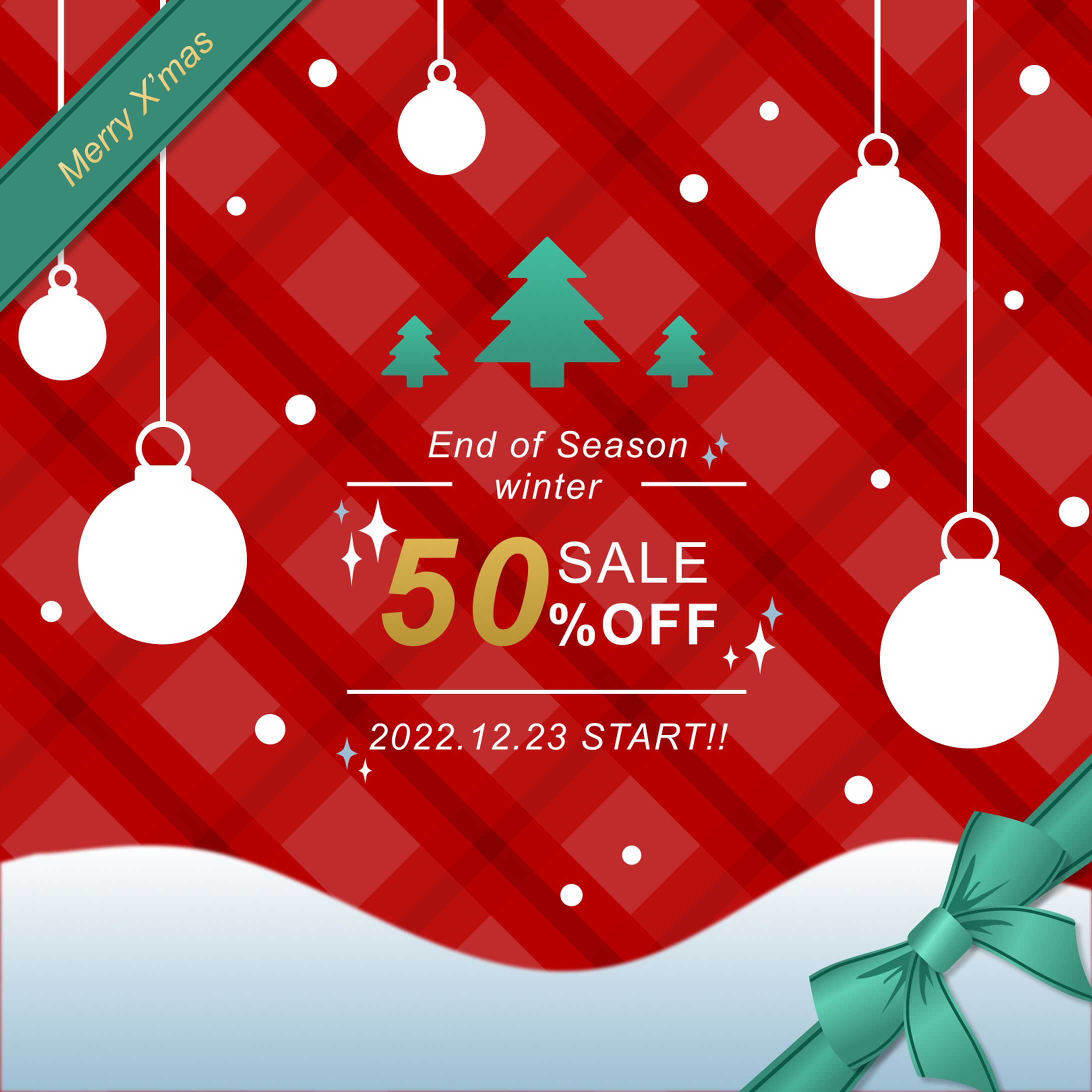 バナー　ウィンターセール　banner X'mas-1