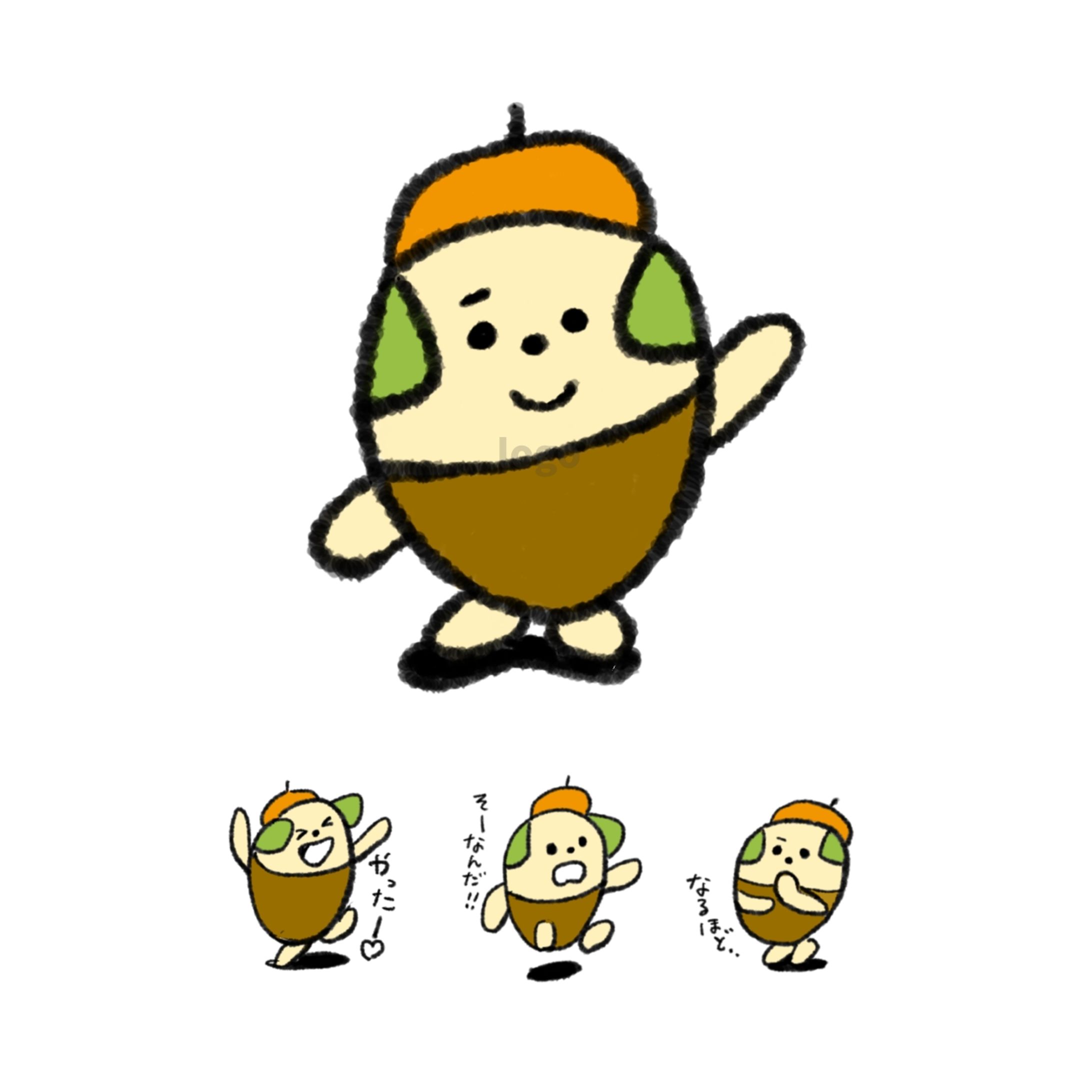 Acorn English Academy 様 英語教室キャラクター-1