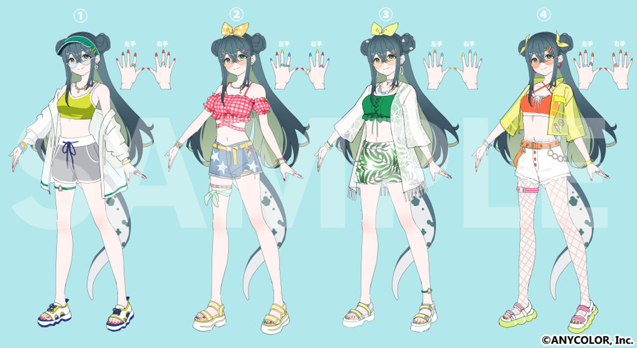 十河ののは様 「パラソルライダー」歌ってみた動画 衣装デザイン-1