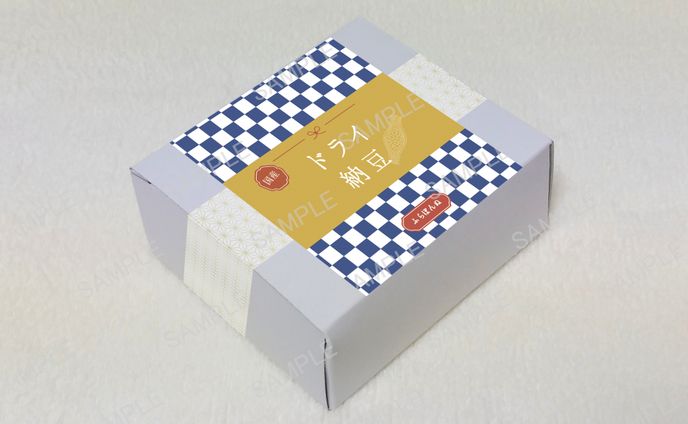 ドライ納豆パッケージシール