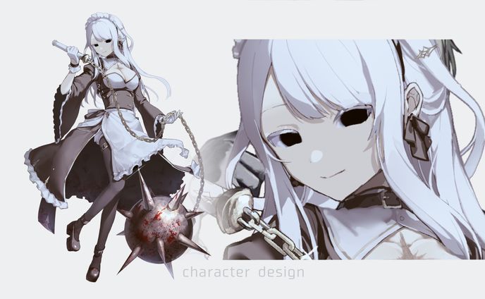 note、キャラデザ