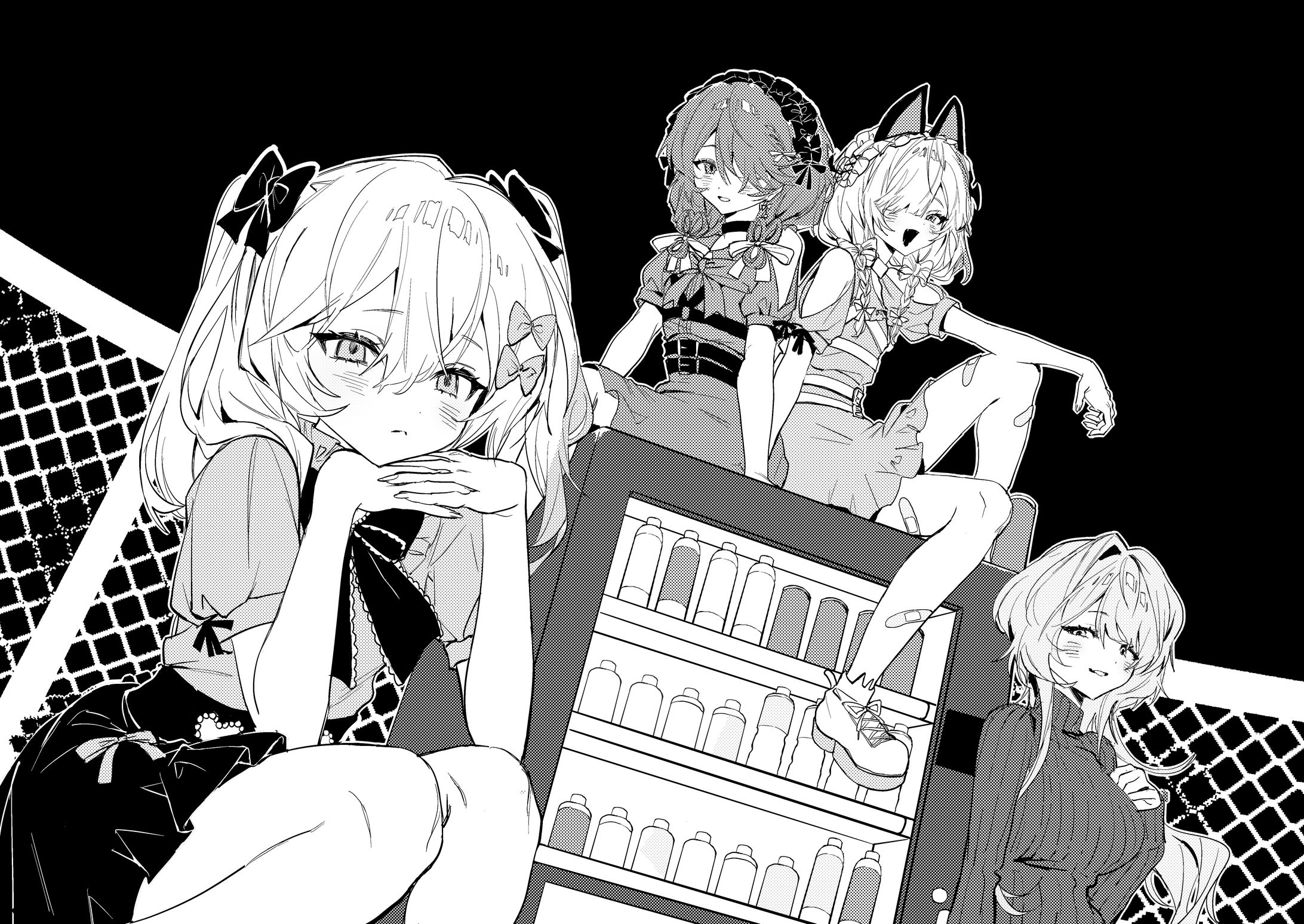モノクロイラスト-1