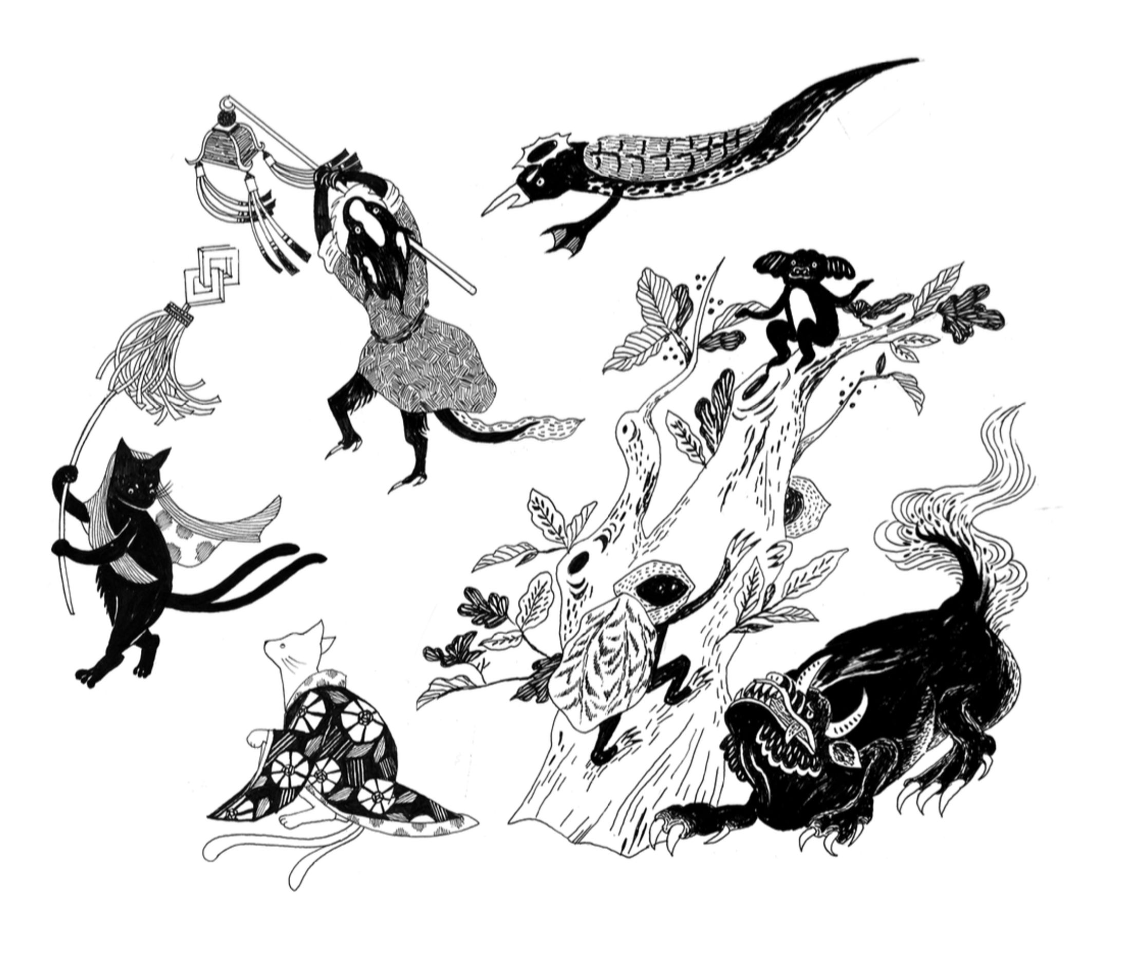 キャラクターデザイン（妖怪）-1