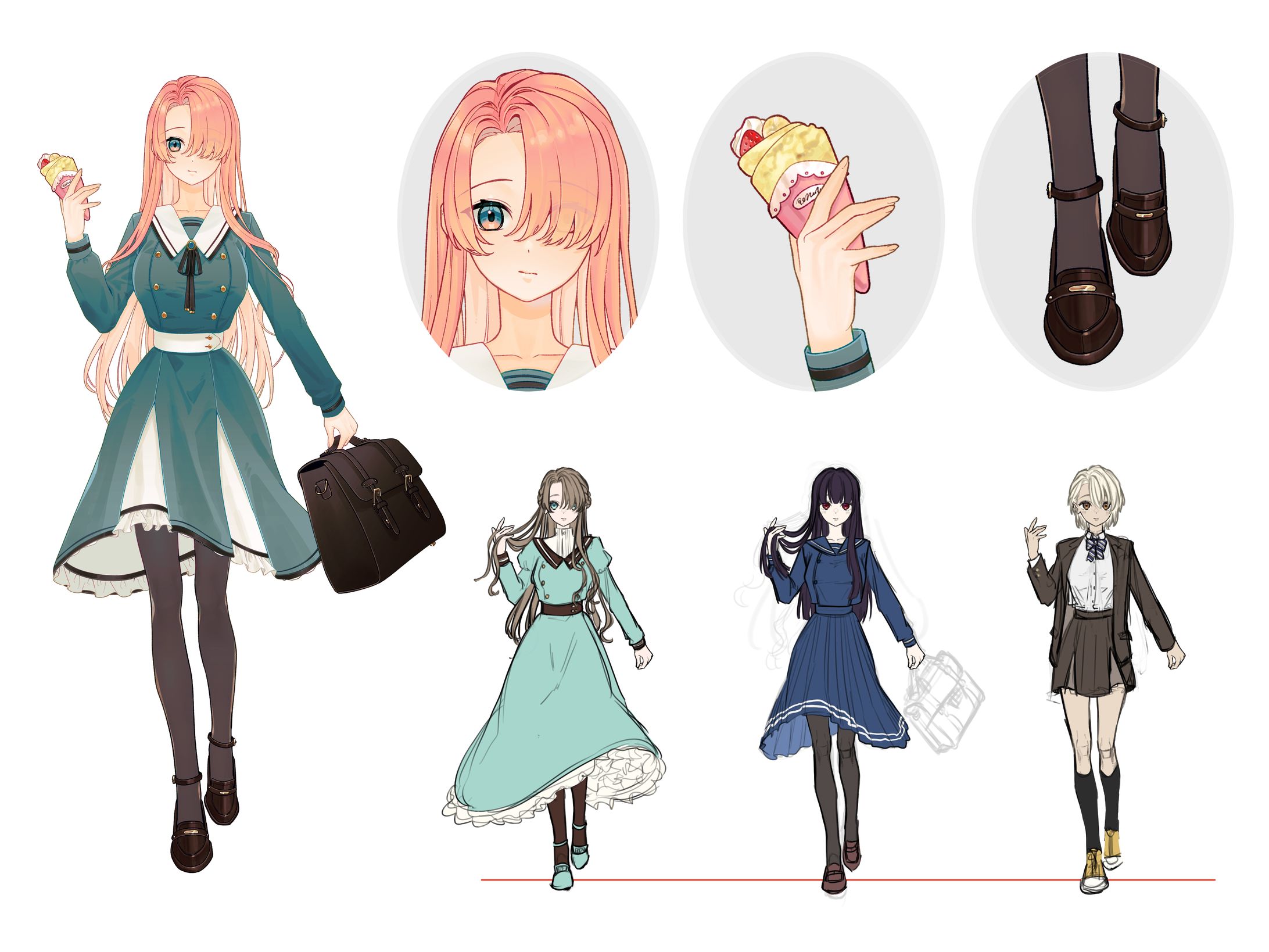 立ち絵 女性 2019~2025年制作【全4点】-1
