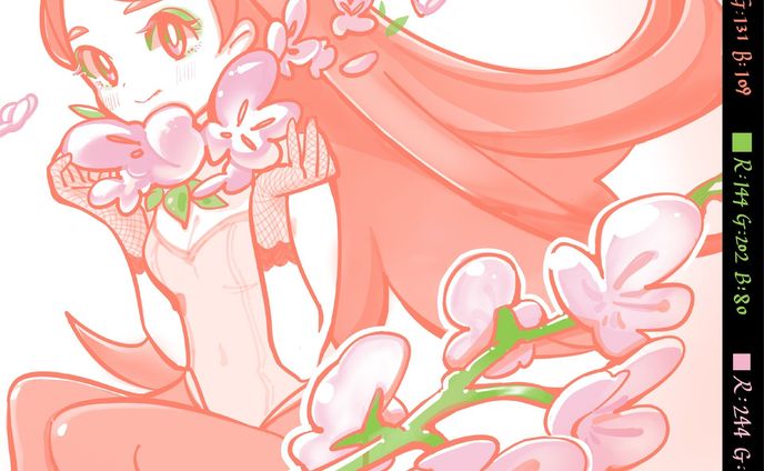 春眠空想少女

1st color R:253 G:131 B:109 / 2nd color R:144 G:202 B:80 / 3rd color R:244 G:180 B:204

【春眠空想少女 -Shunmin dreaming GIRL- 】 ここはわたしの世界

強気な自分でいたい！ お花に囲まれていたい！ プルプルしたお花がいい！現実にはなくても！ ここはわたしの夢の中、どんな願いだって叶うもの。

[Shunmin dreaming GIRL] This is my world.

I want to be strong! I wanna be surrounded by flowers! I want a flower that looks like Jelly! Even if it's not real! This is my dream, and any wish can come true.

https://opensea.io/assets/matic/0x2953399124f0cbb46d2cbacd8a89cf0599974963/76285897457593373971531072859828676946637580275269301390549996225464132173825