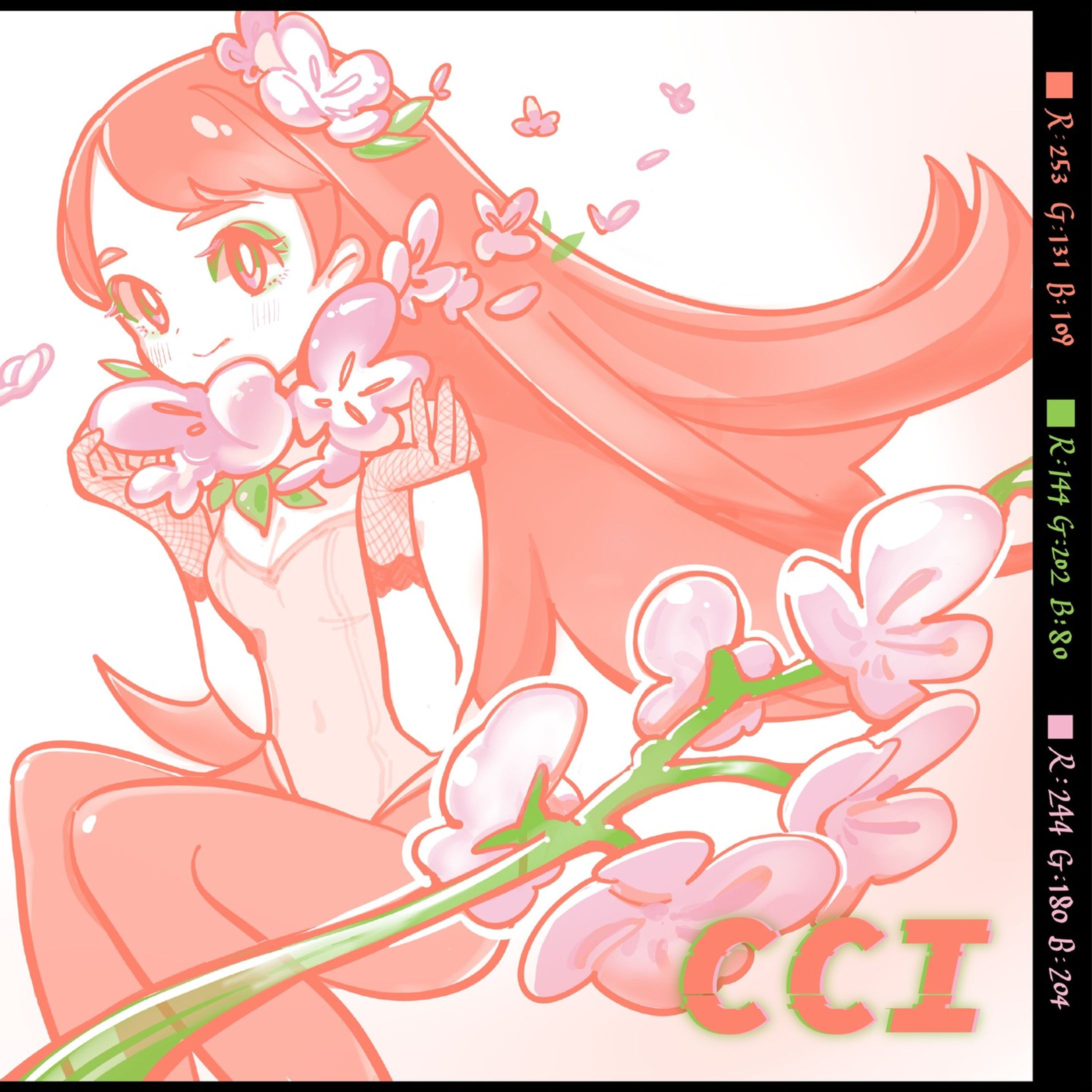 春眠空想少女

1st color R:253 G:131 B:109 / 2nd color R:144 G:202 B:80 / 3rd color R:244 G:180 B:204

【春眠空想少女 -Shunmin dreaming GIRL- 】 ここはわたしの世界

強気な自分でいたい！ お花に囲まれていたい！ プルプルしたお花がいい！現実にはなくても！ ここはわたしの夢の中、どんな願いだって叶うもの。

[Shunmin dreaming GIRL] This is my world.

I want to be strong! I wanna be surrounded by flowers! I want a flower that looks like Jelly! Even if it's not real! This is my dream, and any wish can come true.

https://opensea.io/assets/matic/0x2953399124f0cbb46d2cbacd8a89cf0599974963/76285897457593373971531072859828676946637580275269301390549996225464132173825-1