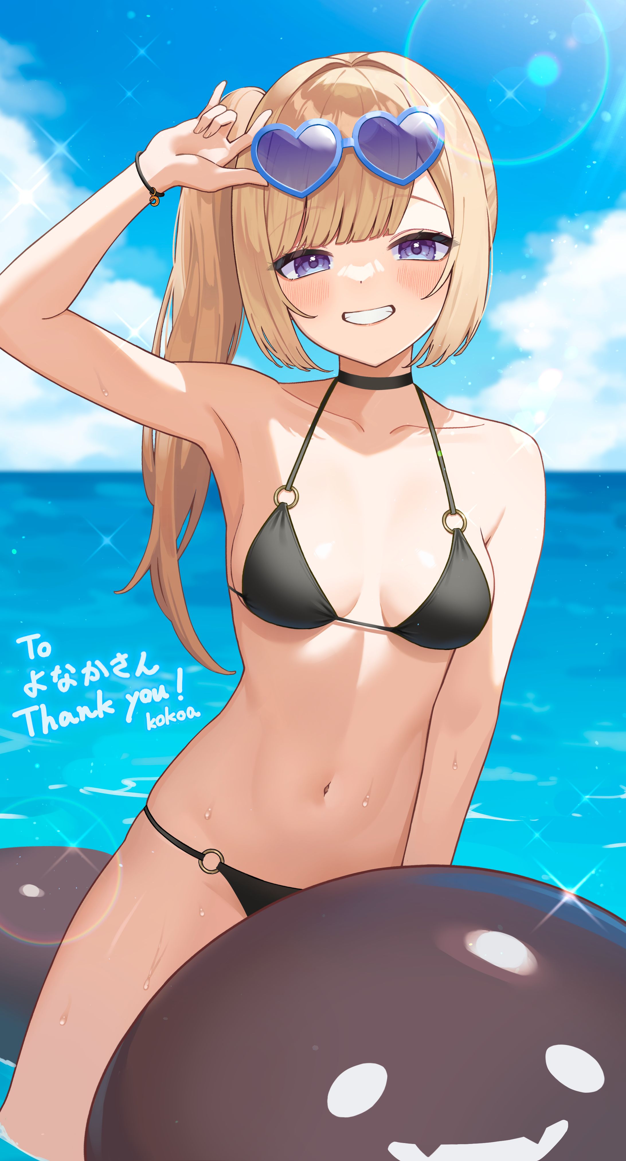 VTuber_よなかさん（水着）-1