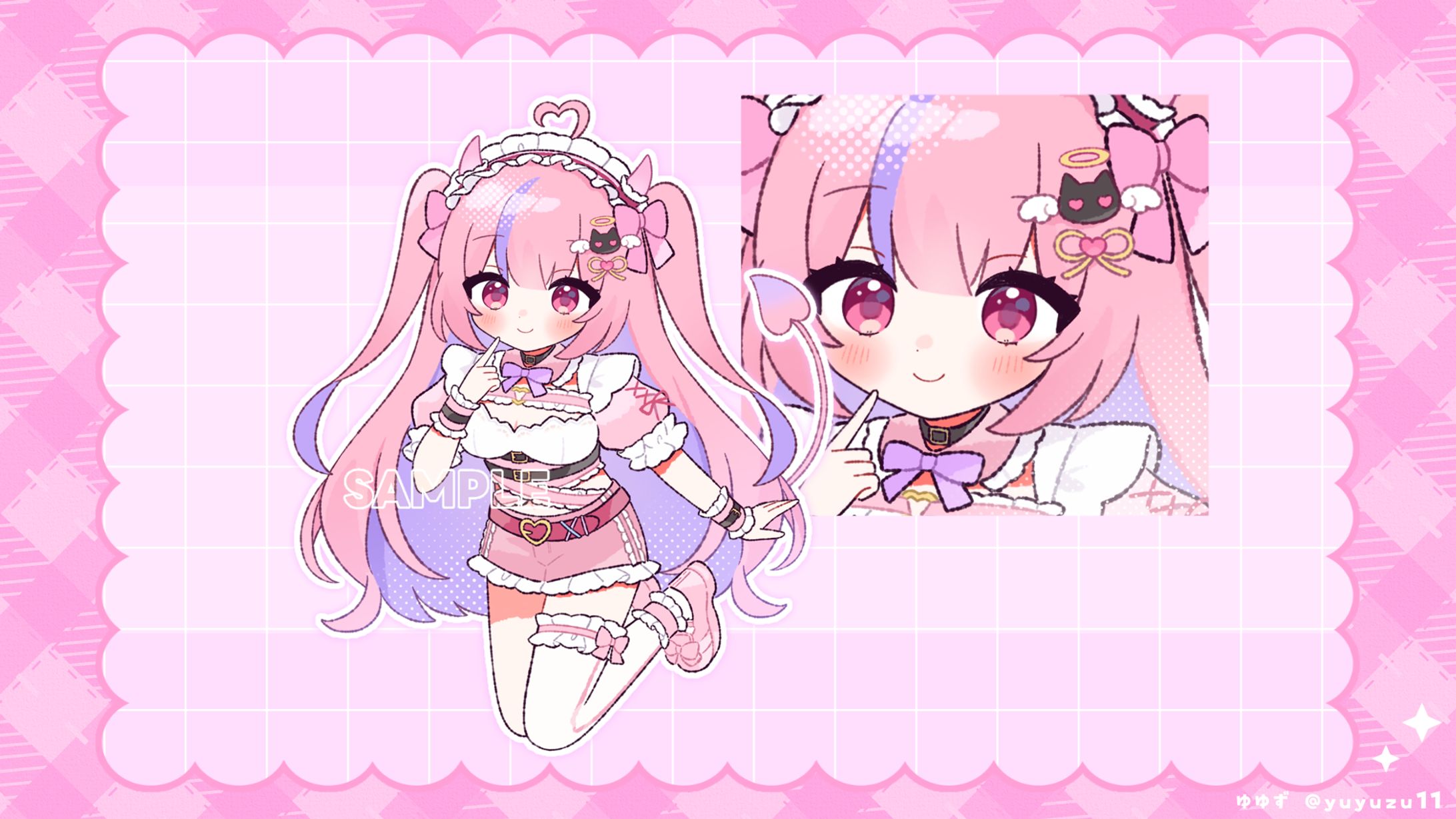 萌宮らむ様/等身イラスト-1