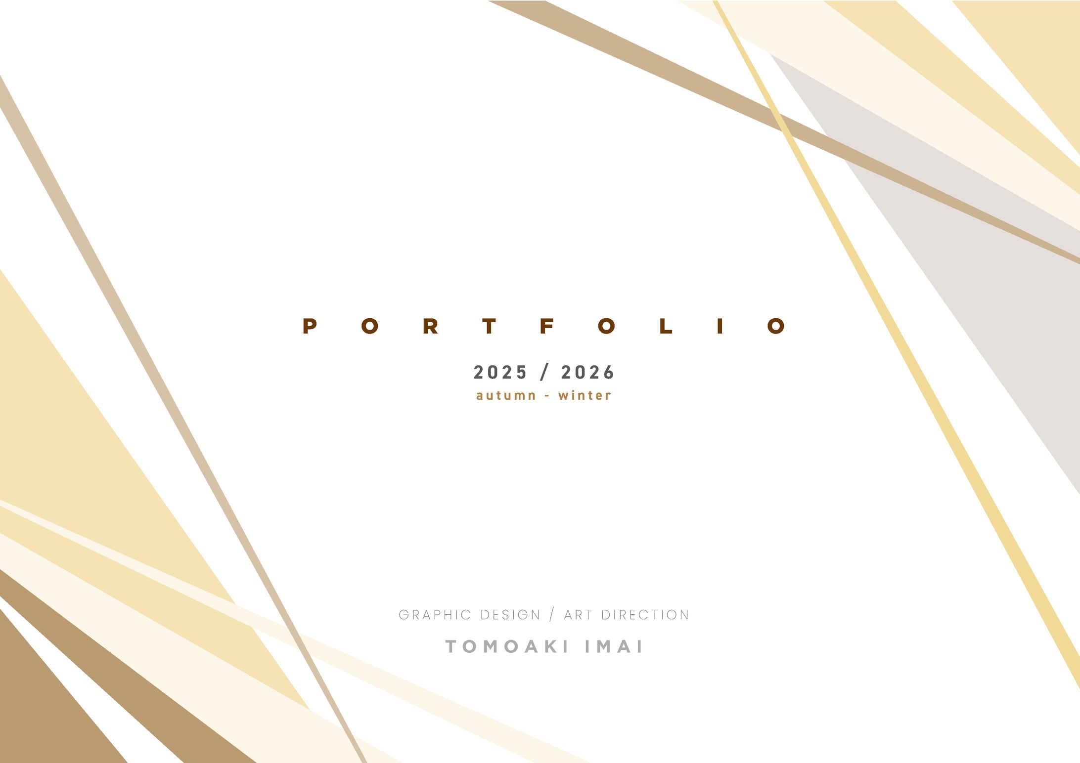 TOMOAKI IMAI PORTFOLIO 25/26 AW-1