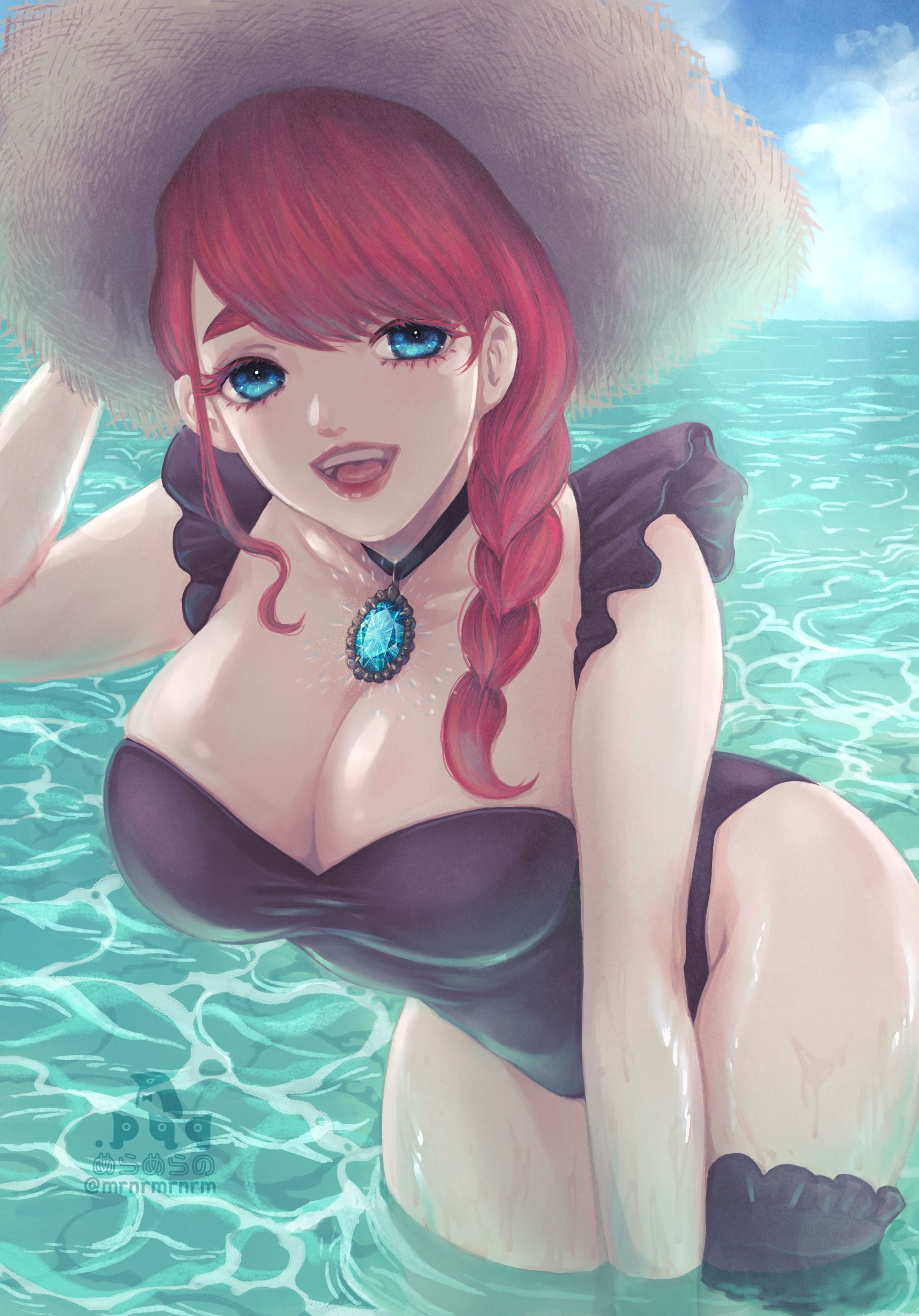 水着の女の子-1