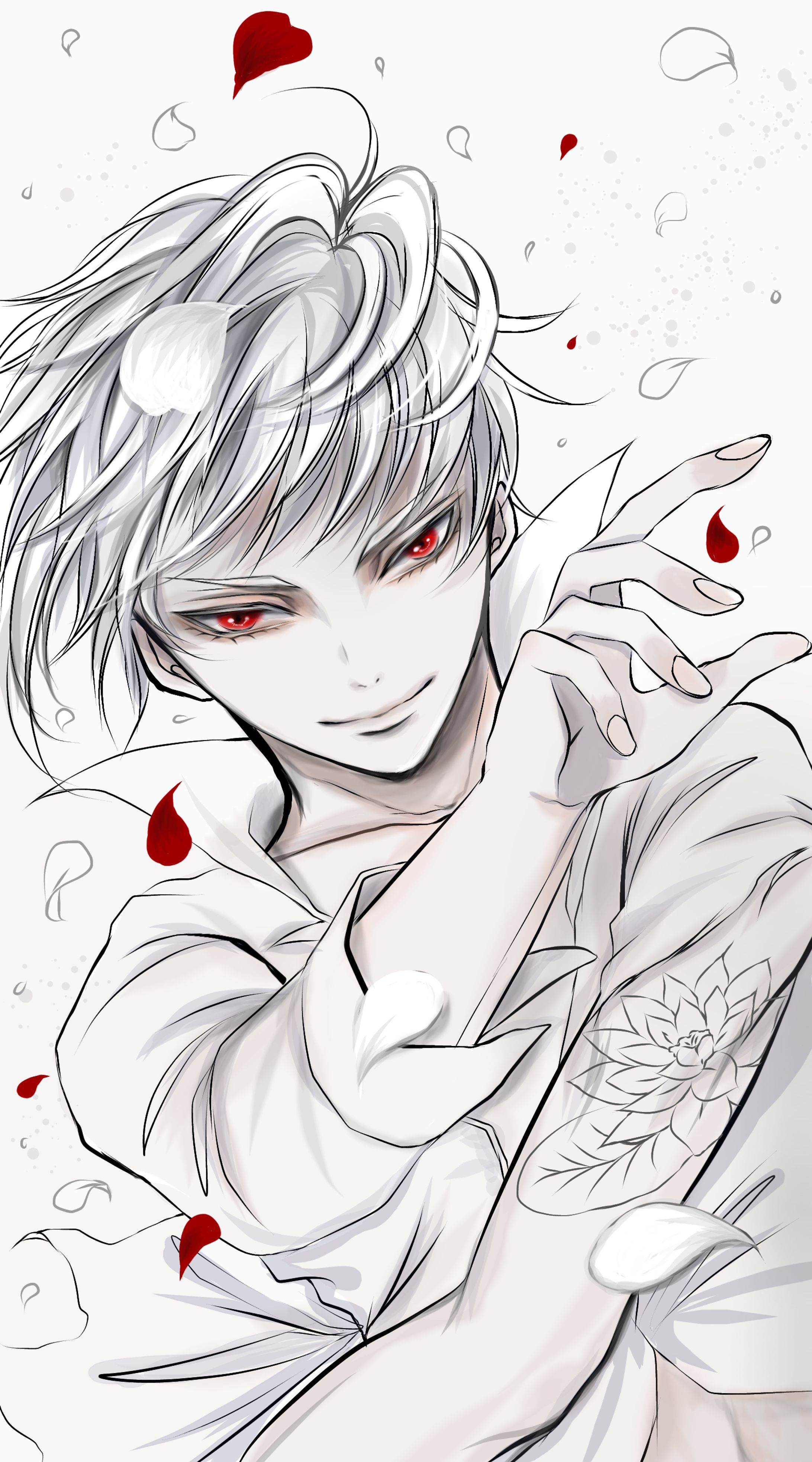 イラスト　white lotus-1