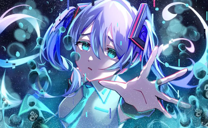 水っぽいミク