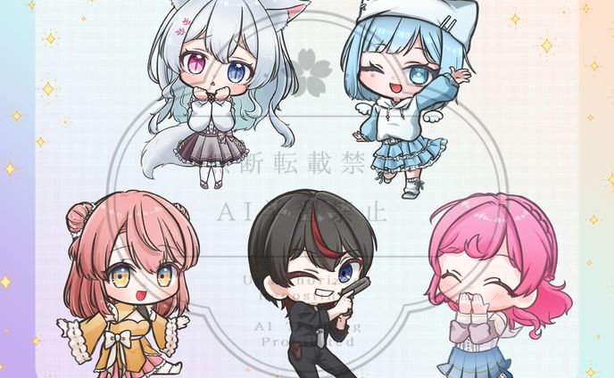 Vtuber様ミニキャラ