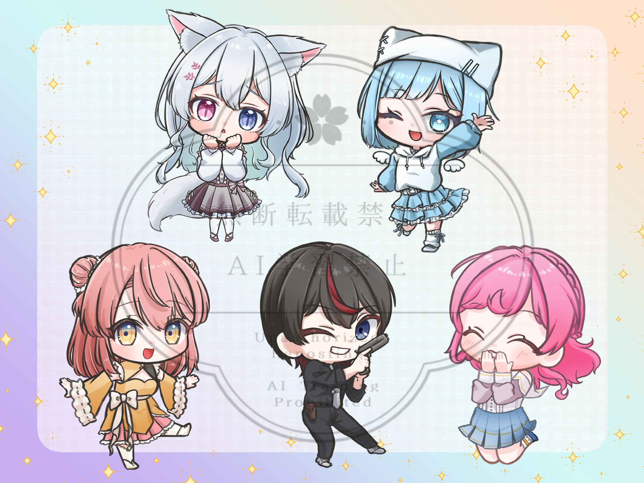 Vtuber様ミニキャラ-1