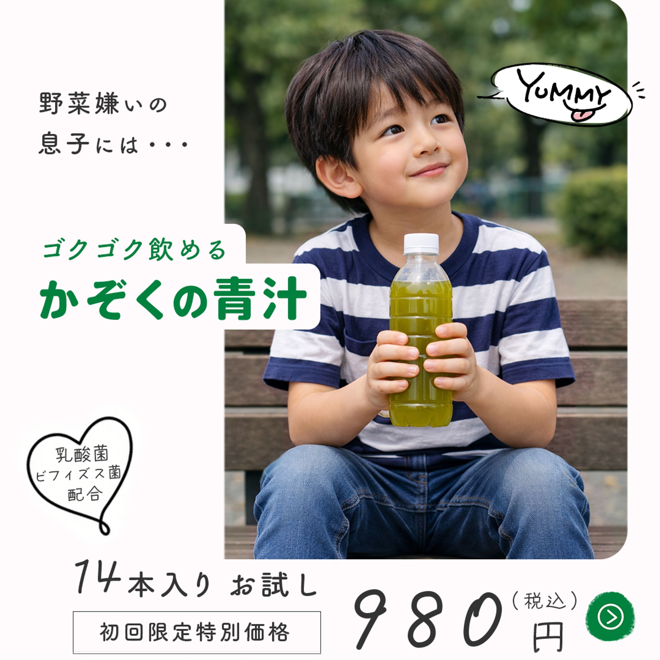 自主制作：青汁お試し購入バナー -1