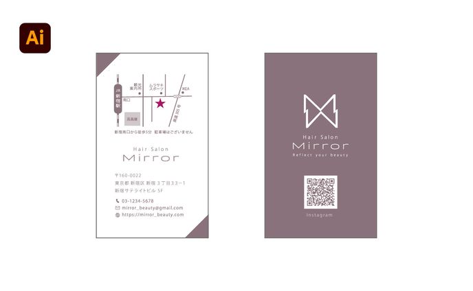 Mirror様 ロゴ・名刺制作
