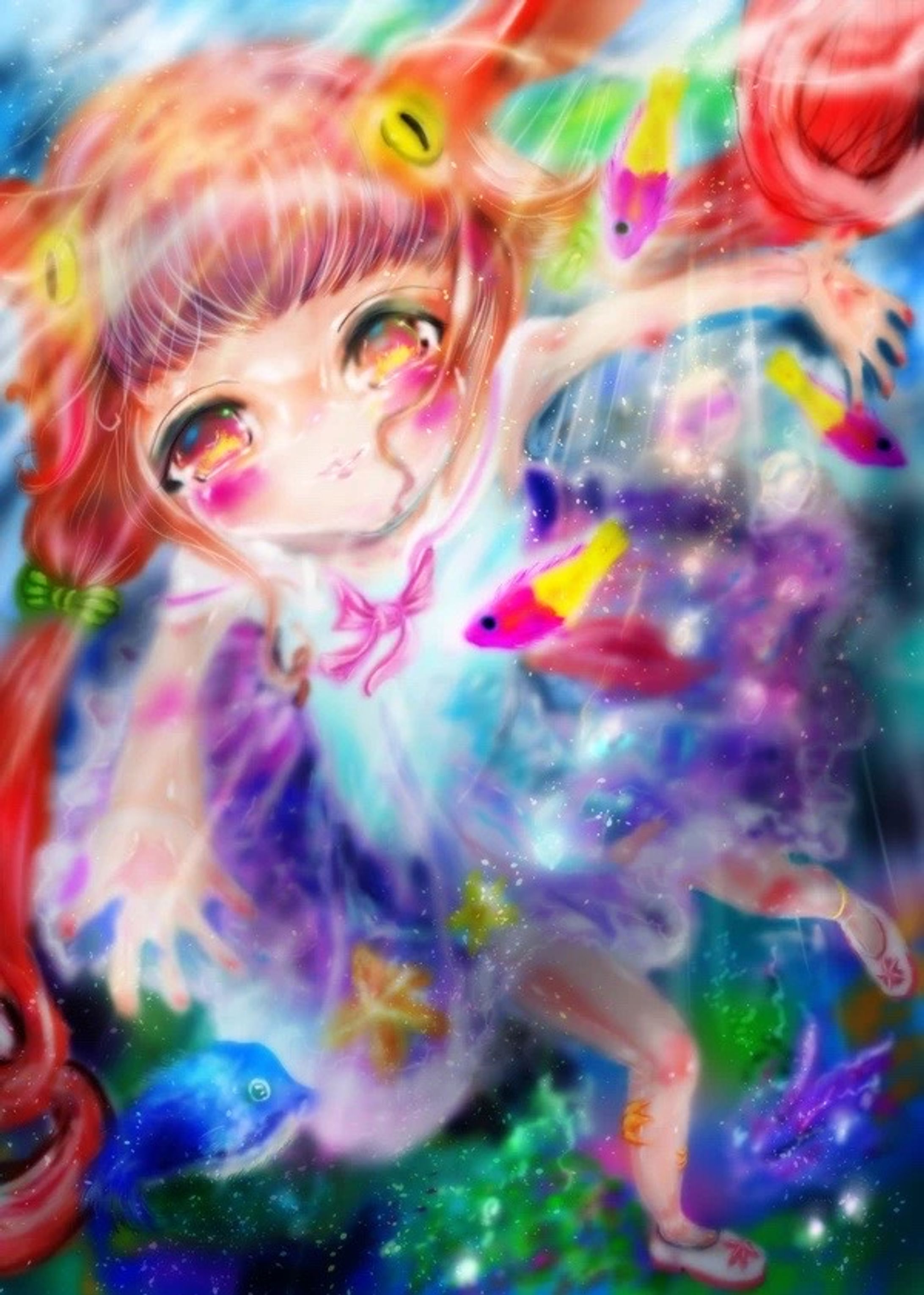 海の中の女の子-1