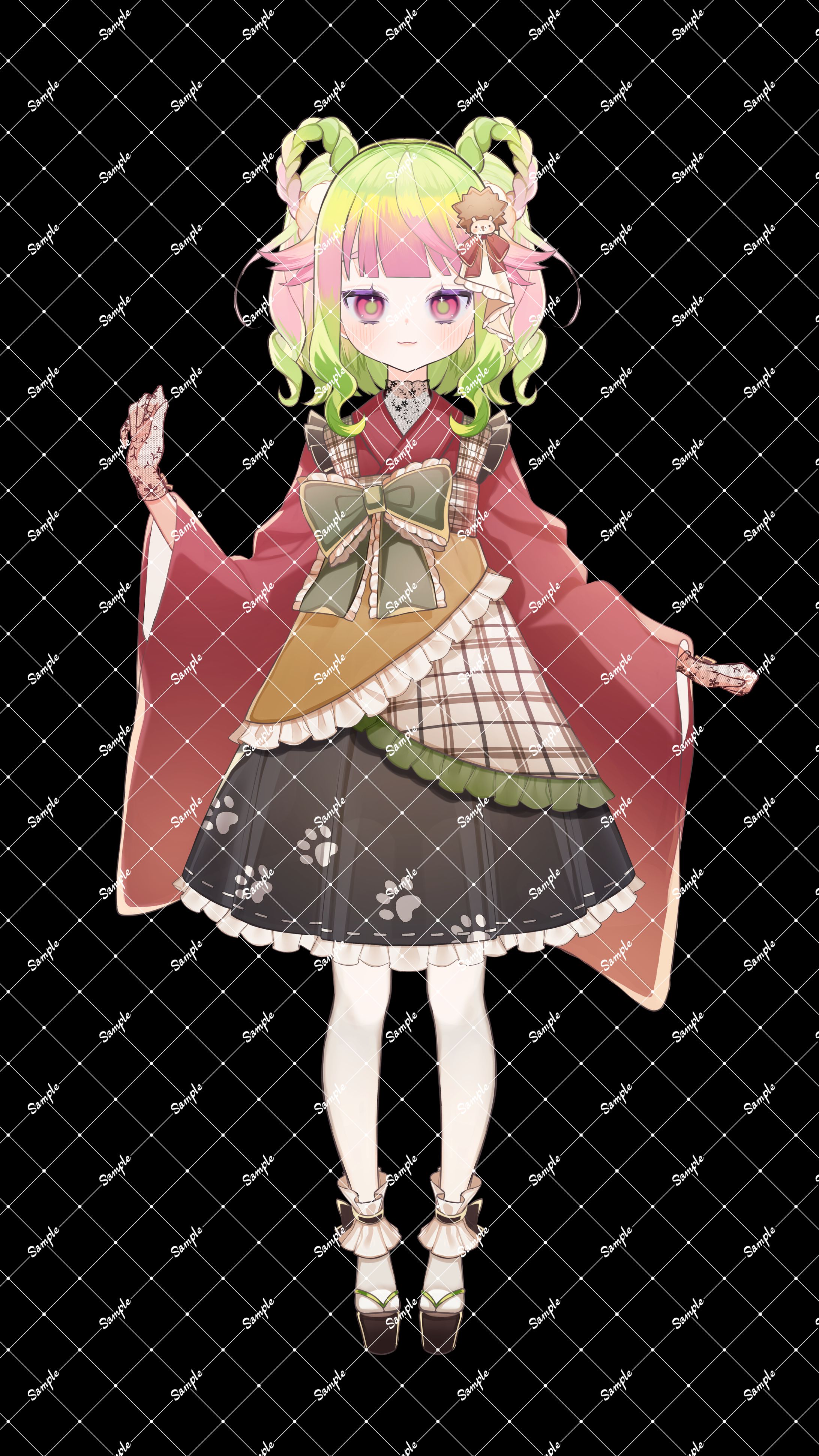 【葉桜さくら様 立ち絵イラスト】-1