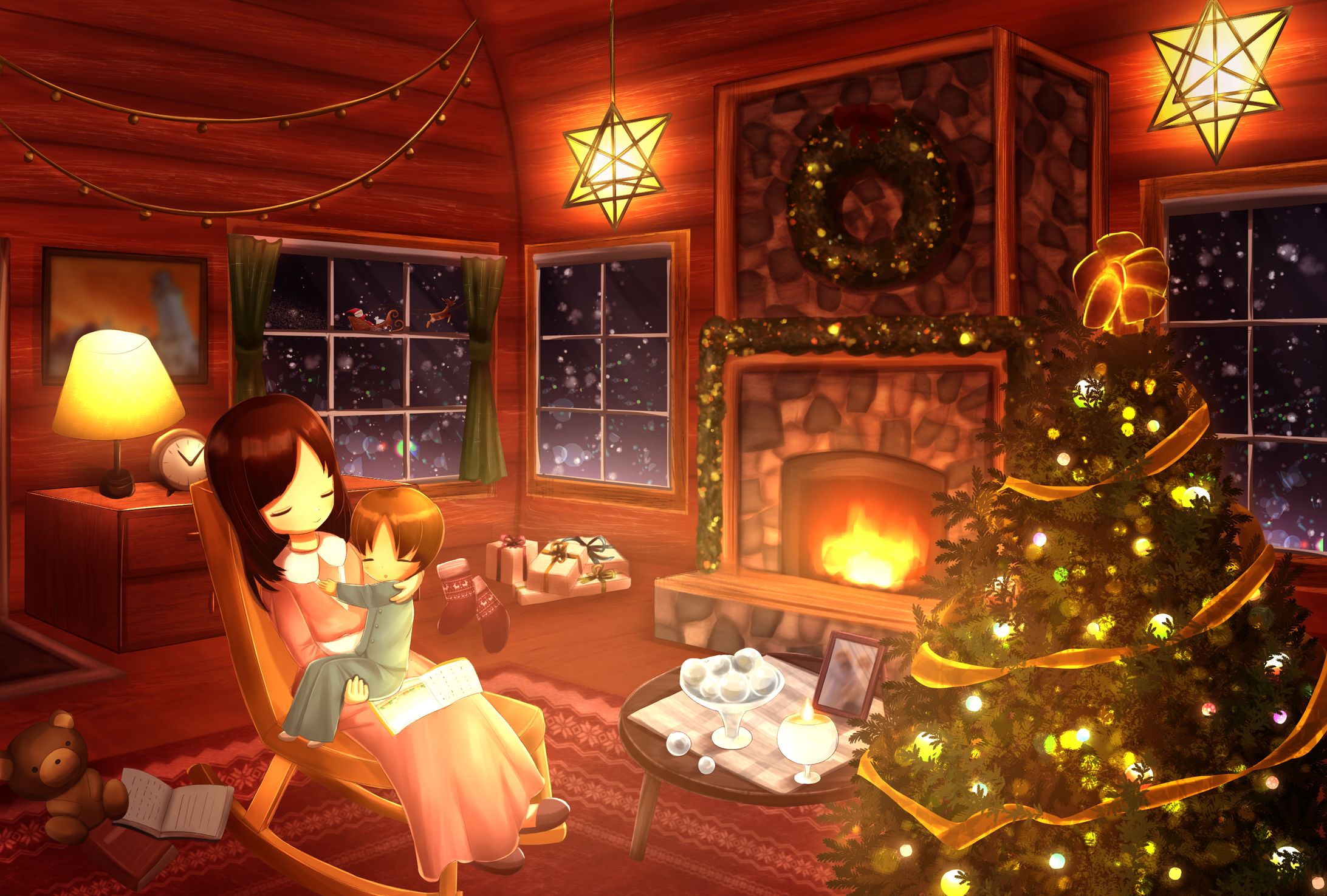 聖夜の小屋で-1