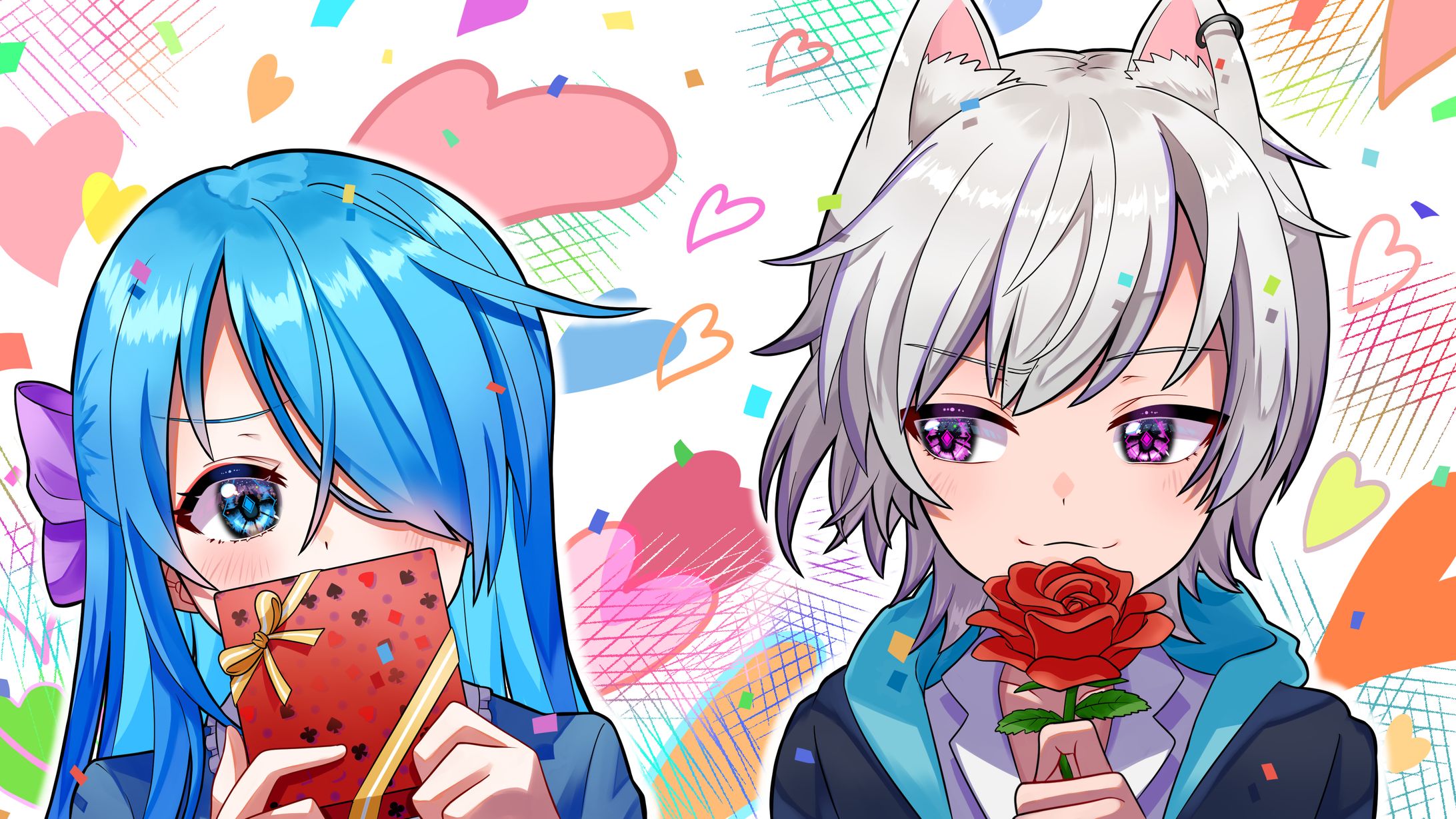 【歌ってみた】歌ってみた用1枚絵イラスト-1