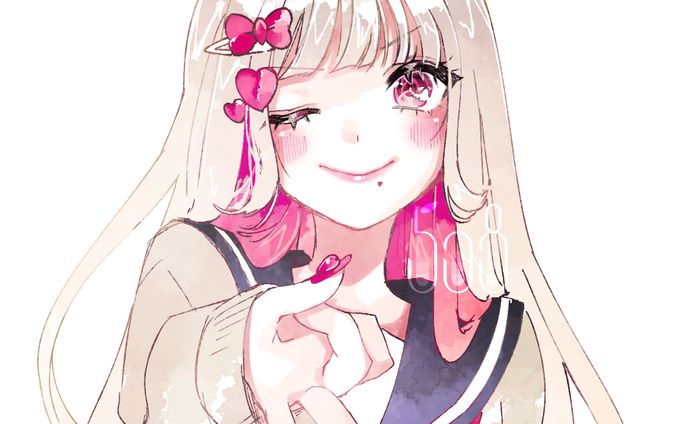 digital art、女の子イラスト