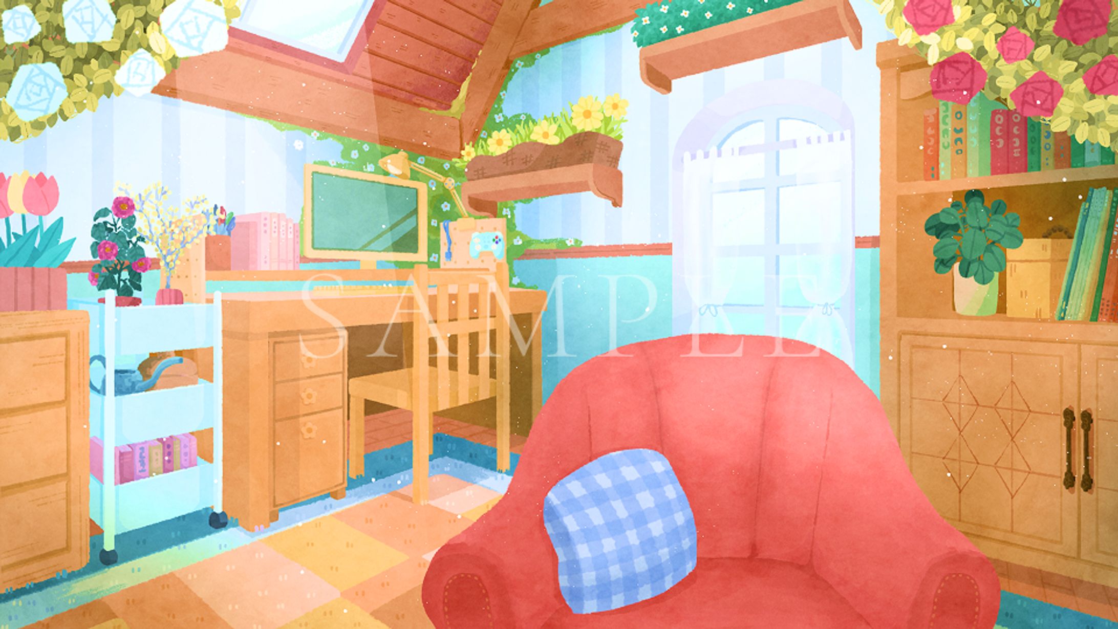 〖work〗配信背景/ぎゃおりす様-1