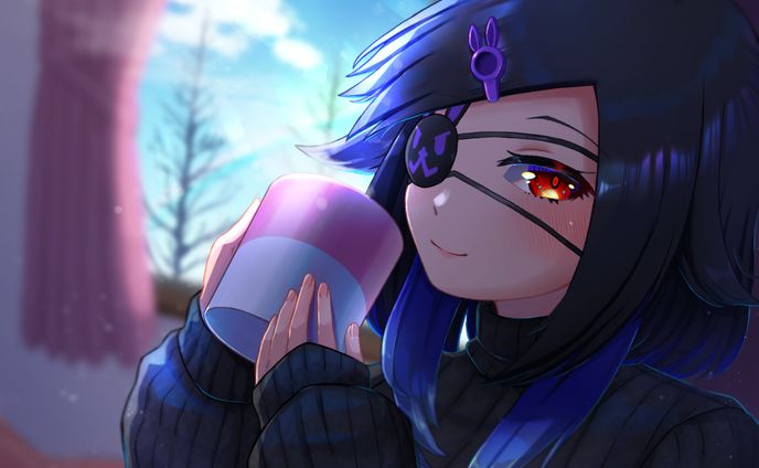 ギャルゲ塗り系イラスト
