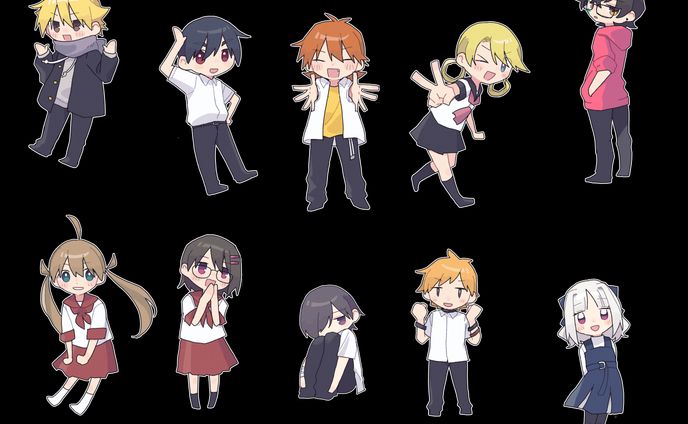 【創作】ミニキャラ