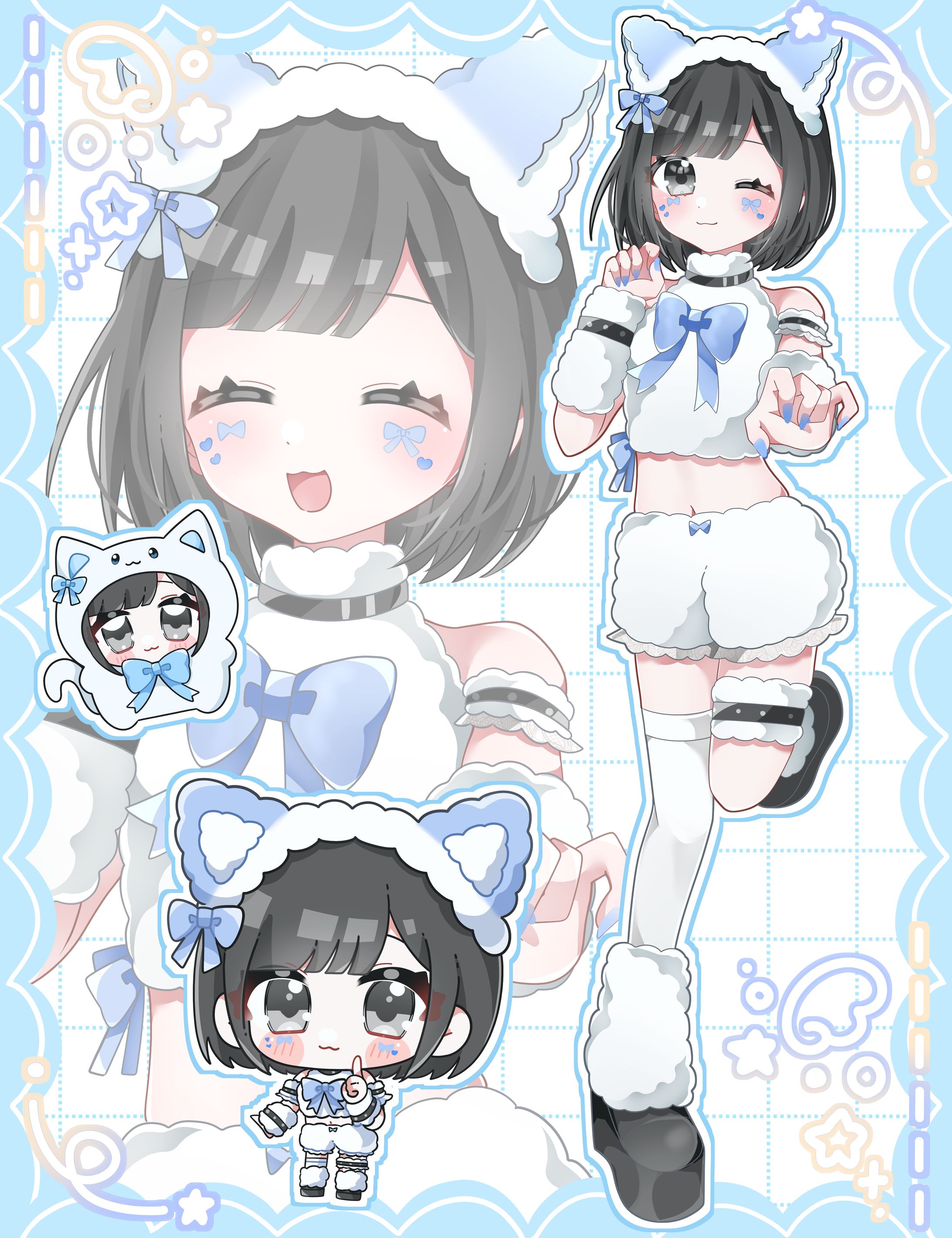個人様ご依頼詰め込みイラスト-1