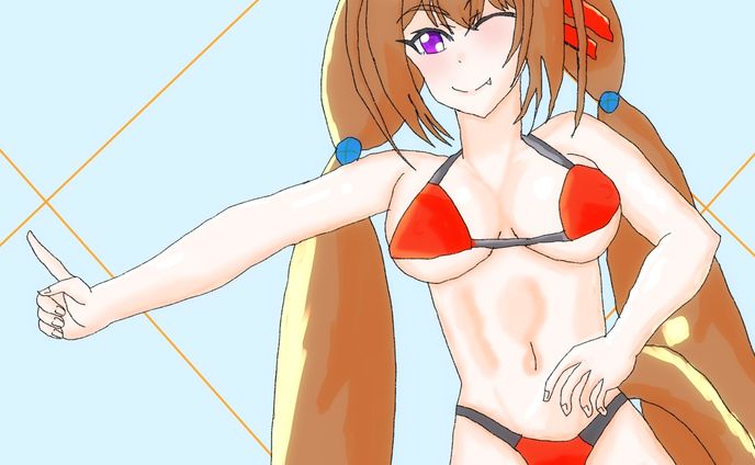 ウマ娘ダイワスカーレットマイクロビキニ
