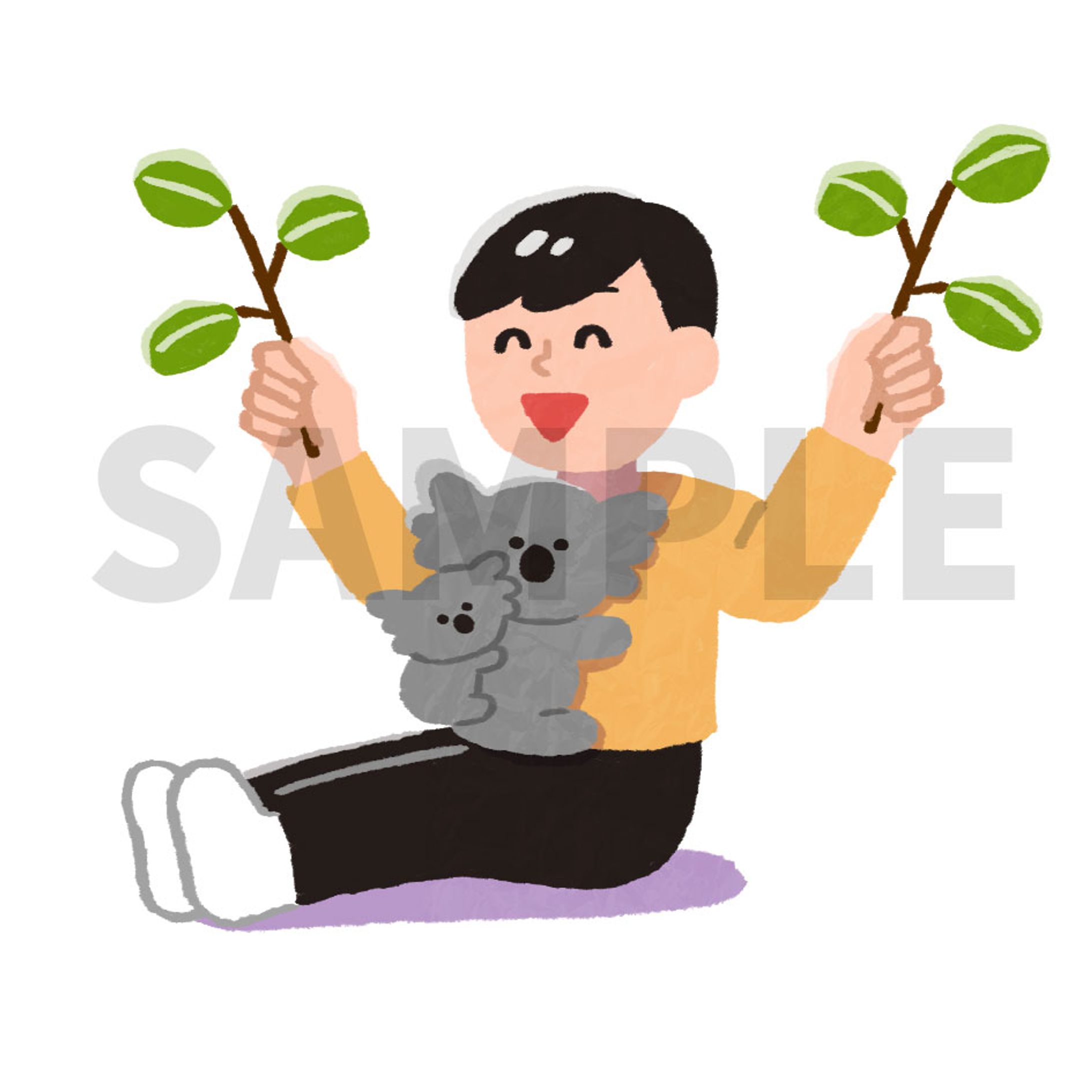 手描きタッチイラスト-1