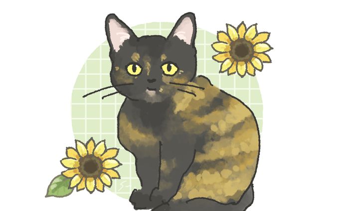 ペットの似顔絵アイコン