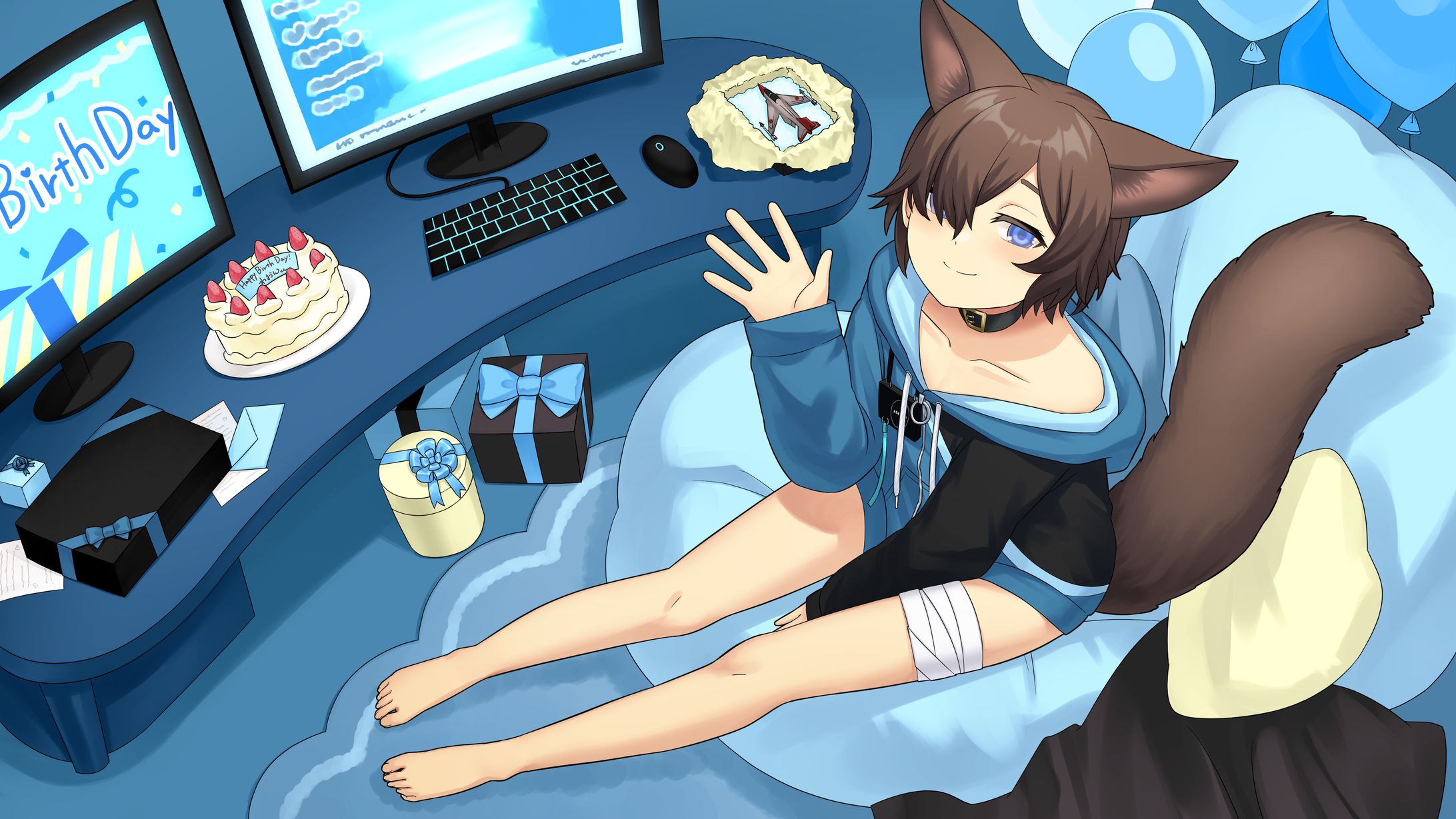 VTube わおん様プレゼントイラスト-1