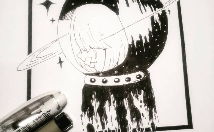 Unknown Planet .
.
.
#anime #manga #animedrawing #animeillustration #illustration #mangaart #aestheticart #pendrawing #penart #original #drawingpen #art #artistsoninstagram #black #animeartwork
