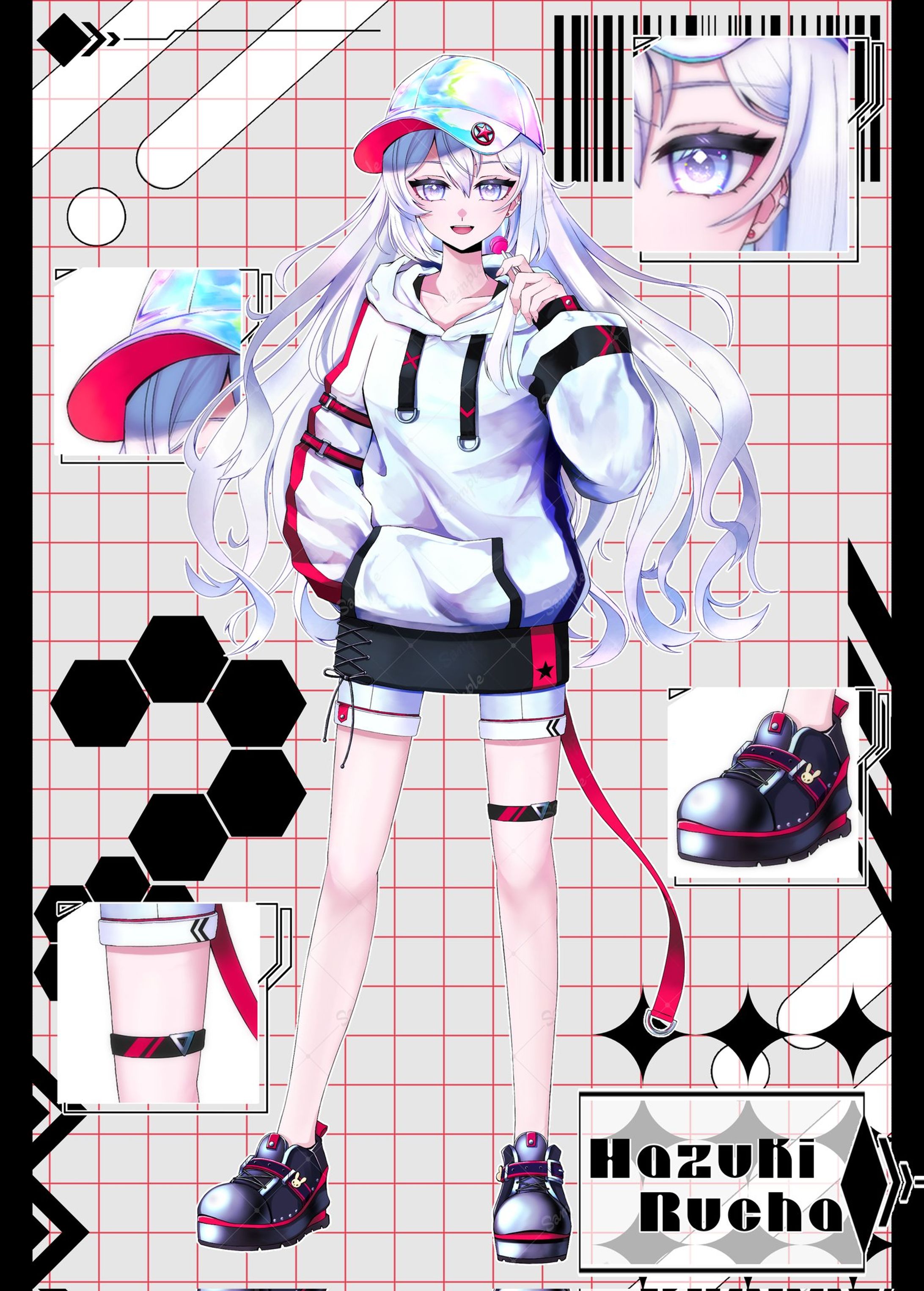 IRIAMライバー様の立ち絵と立ち絵紹介画像制作-1