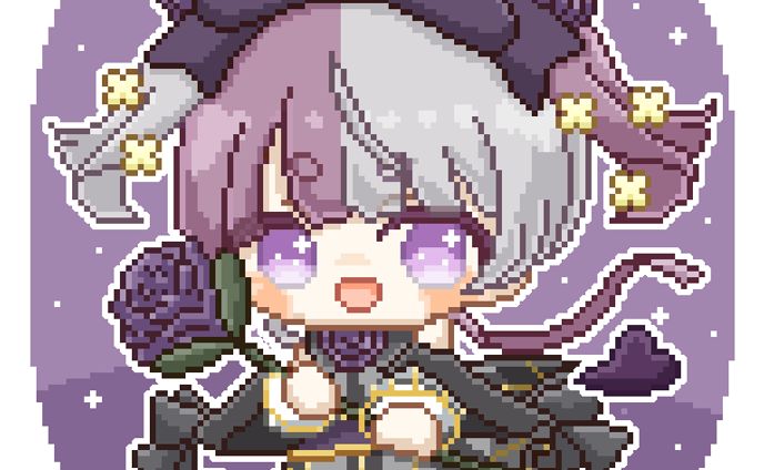 【摩訶まおさん】ドットイラスト【Vtuberさん】