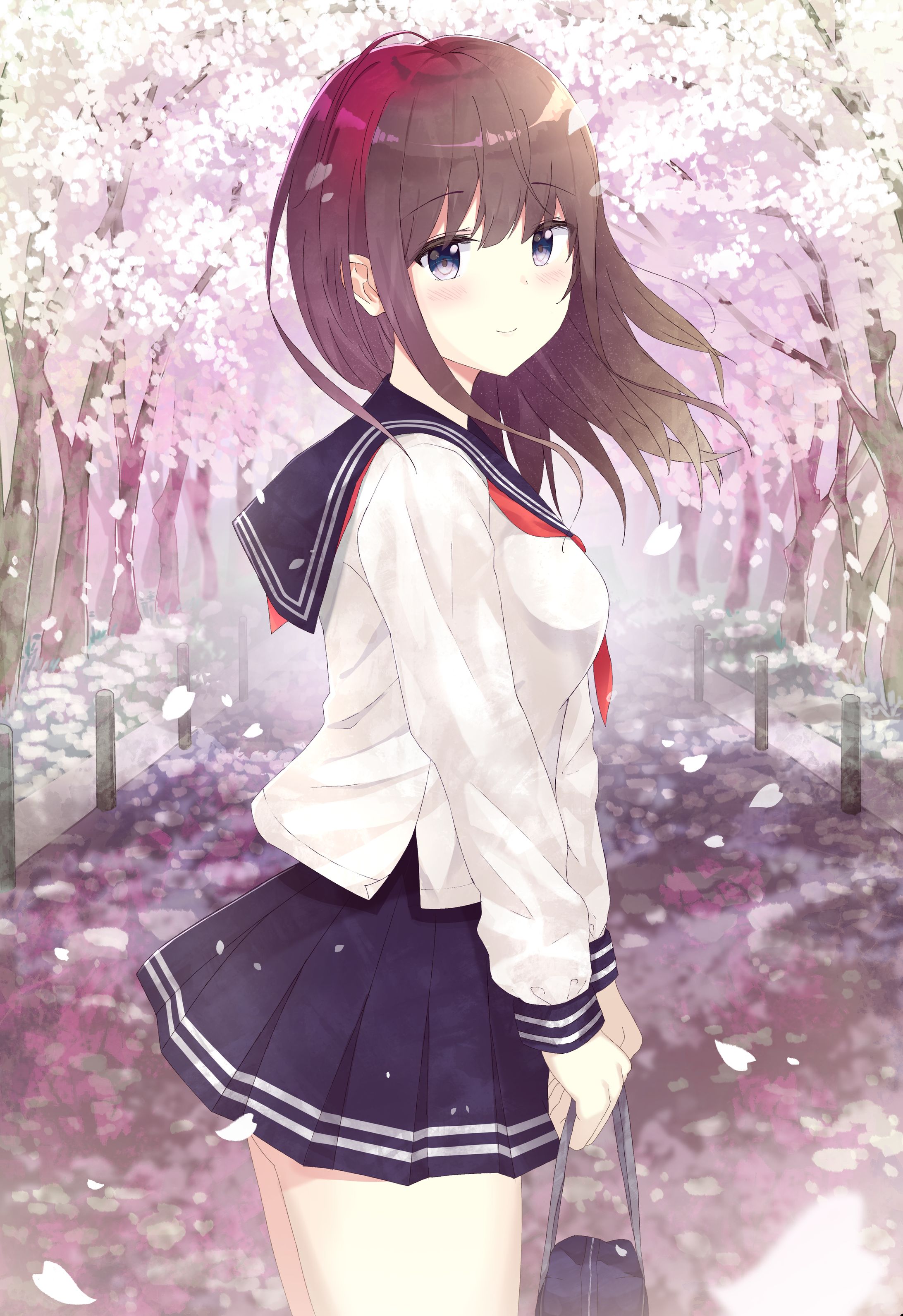 さくら道に咲く…-1