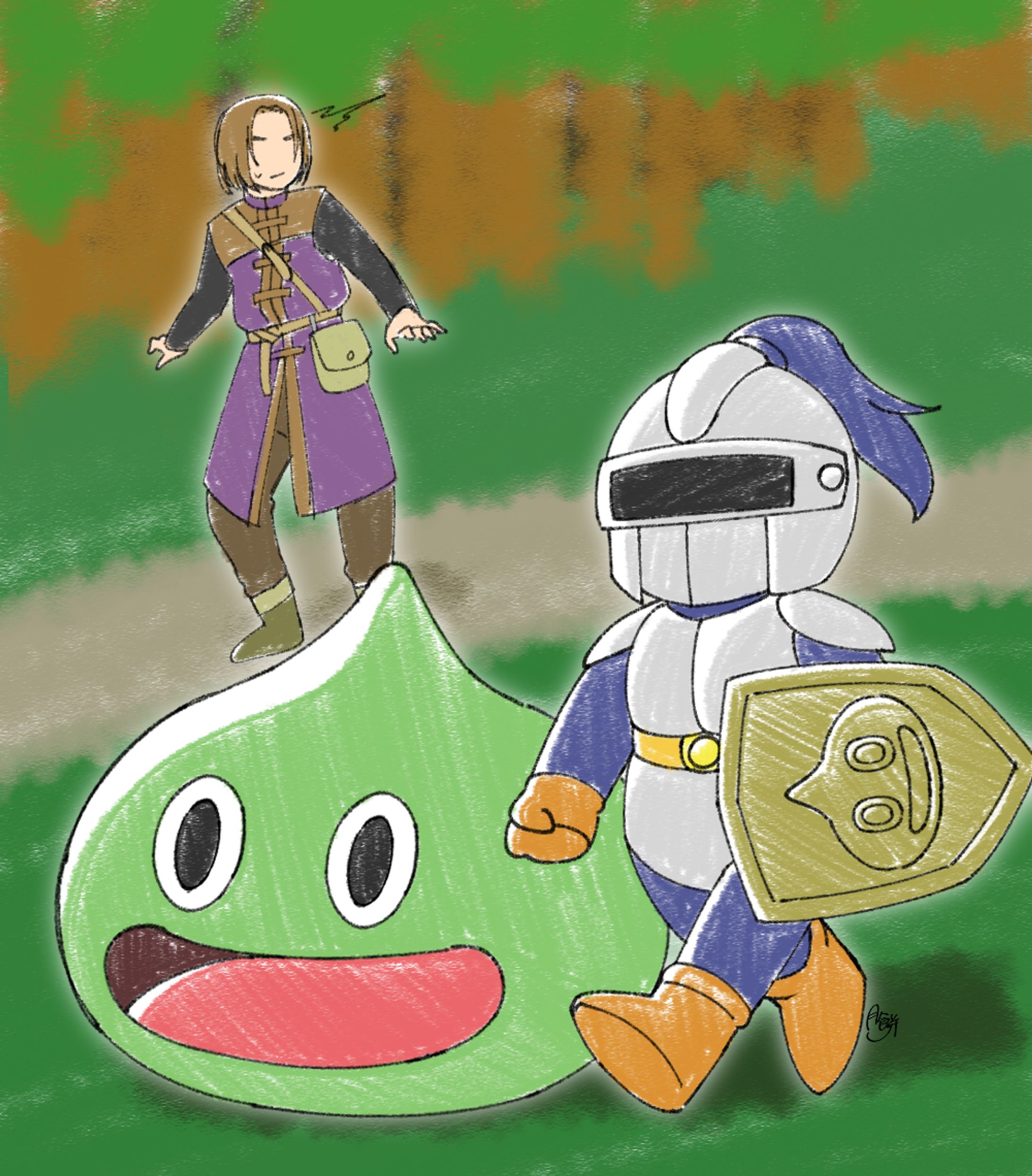 ドラクエ11s　スライムナイト-1