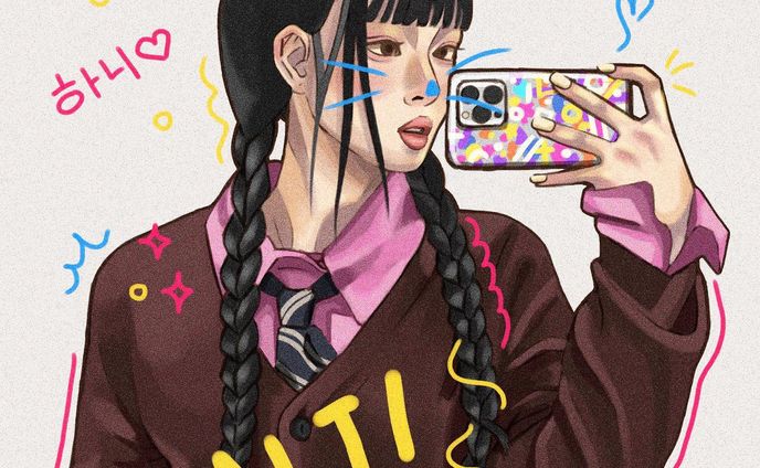 *taps mic* is this thing working? hi 😃 it’s been after a year since my last post of a drawing 🫠 but i’m back now w a hanni digital paint and i’m quite proud of this ☺️ i shall disappear again 🐰 peace ✌🏼 

-

#newjeans #newjeanshanni #hanni #kpop #fan #art #kpopfan #kpopfanart #fanart #artwork #illustration #drawing #digital #digitalart #procreate #bias #rapper #artph #korean #koreanpop #artist #filipinoartist