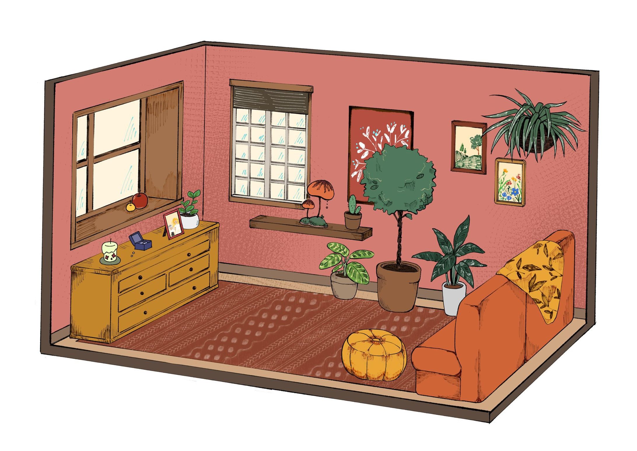 ピンクの部屋-1
